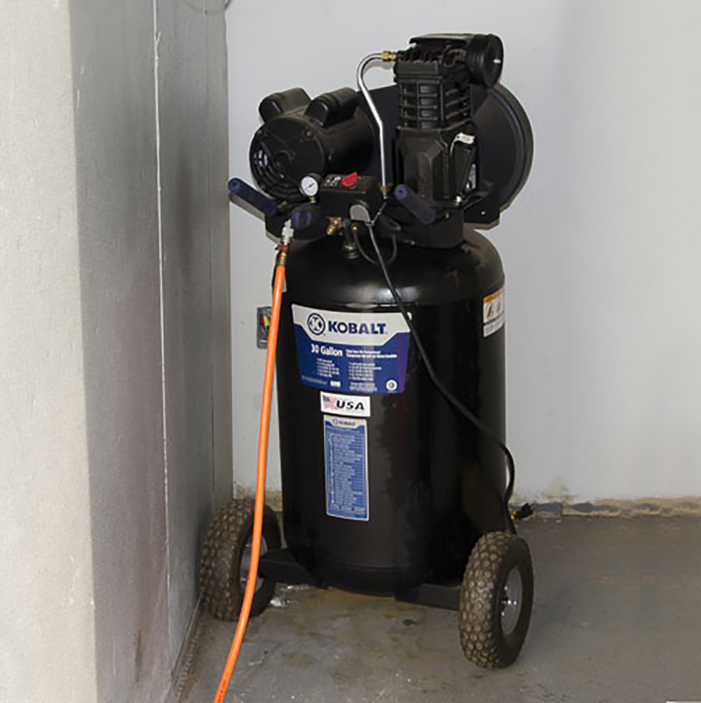Kobalt 30 Gallon Cast Iron Air Compressor EBTH