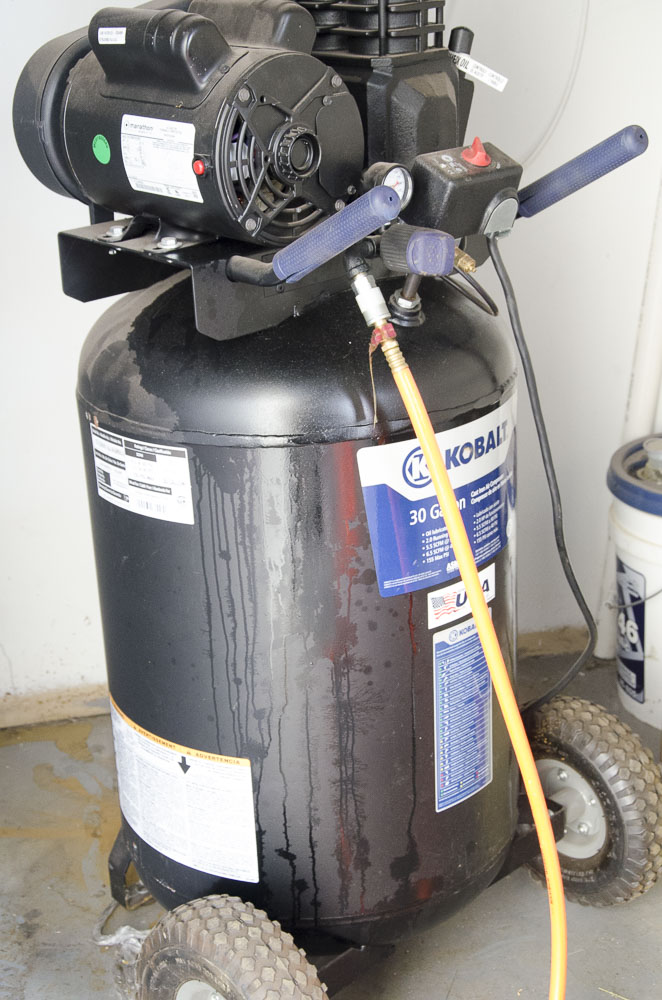 Kobalt 30 Gallon Cast Iron Air Compressor