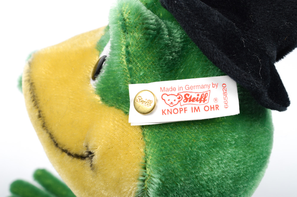 Steiff Limited Edition Michigan J. Frog Stuffed Figure with COA