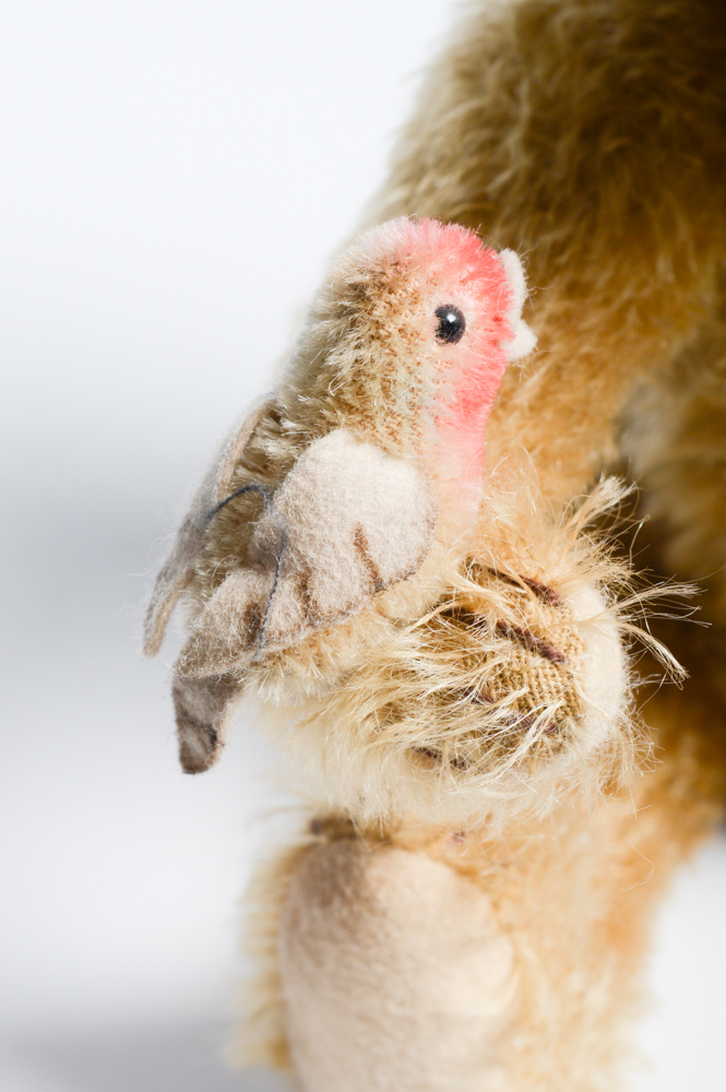 Steiff Limited Edition "Romance" Teddy Bear and Bird