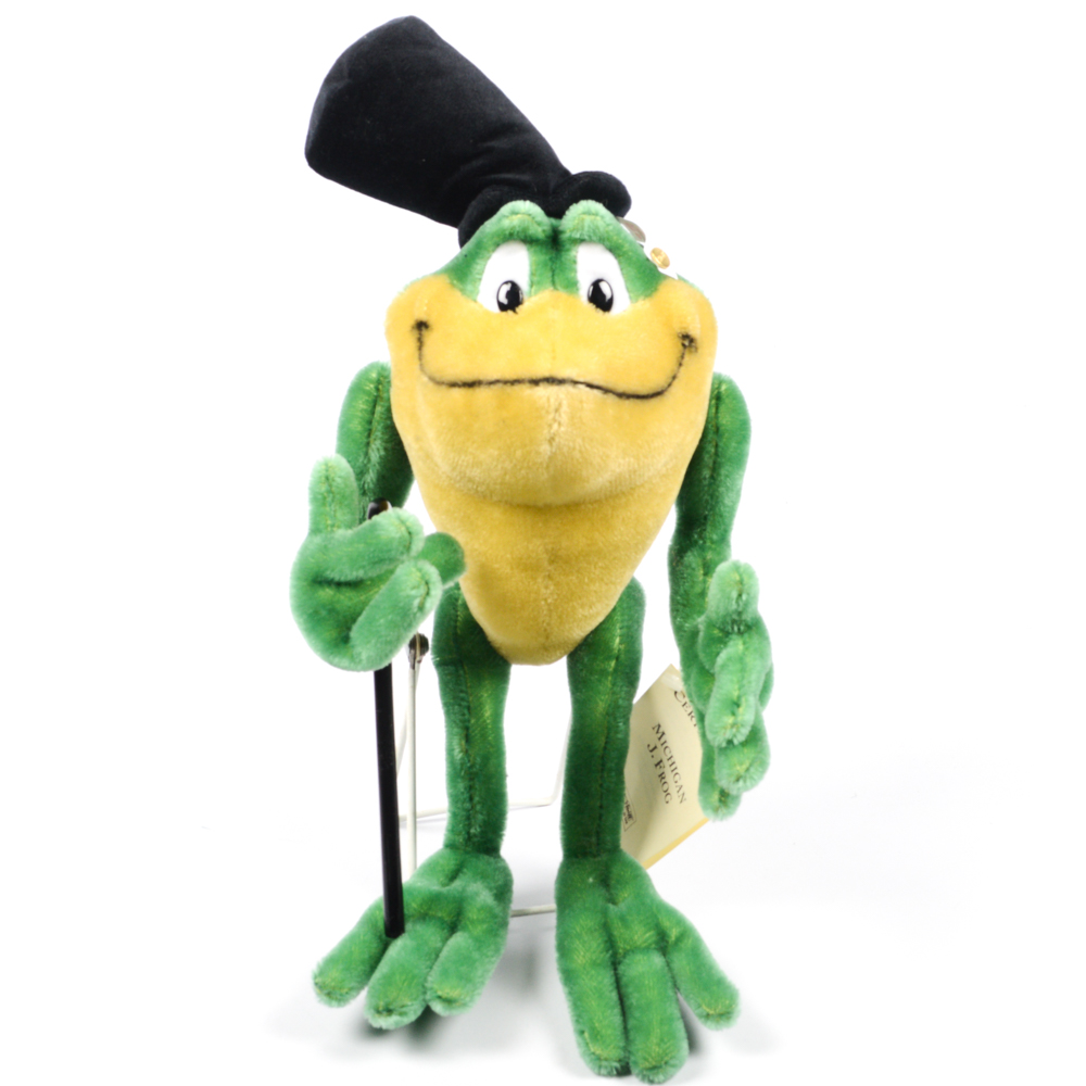 Steiff Limited Edition Michigan J. Frog Stuffed Figure with COA