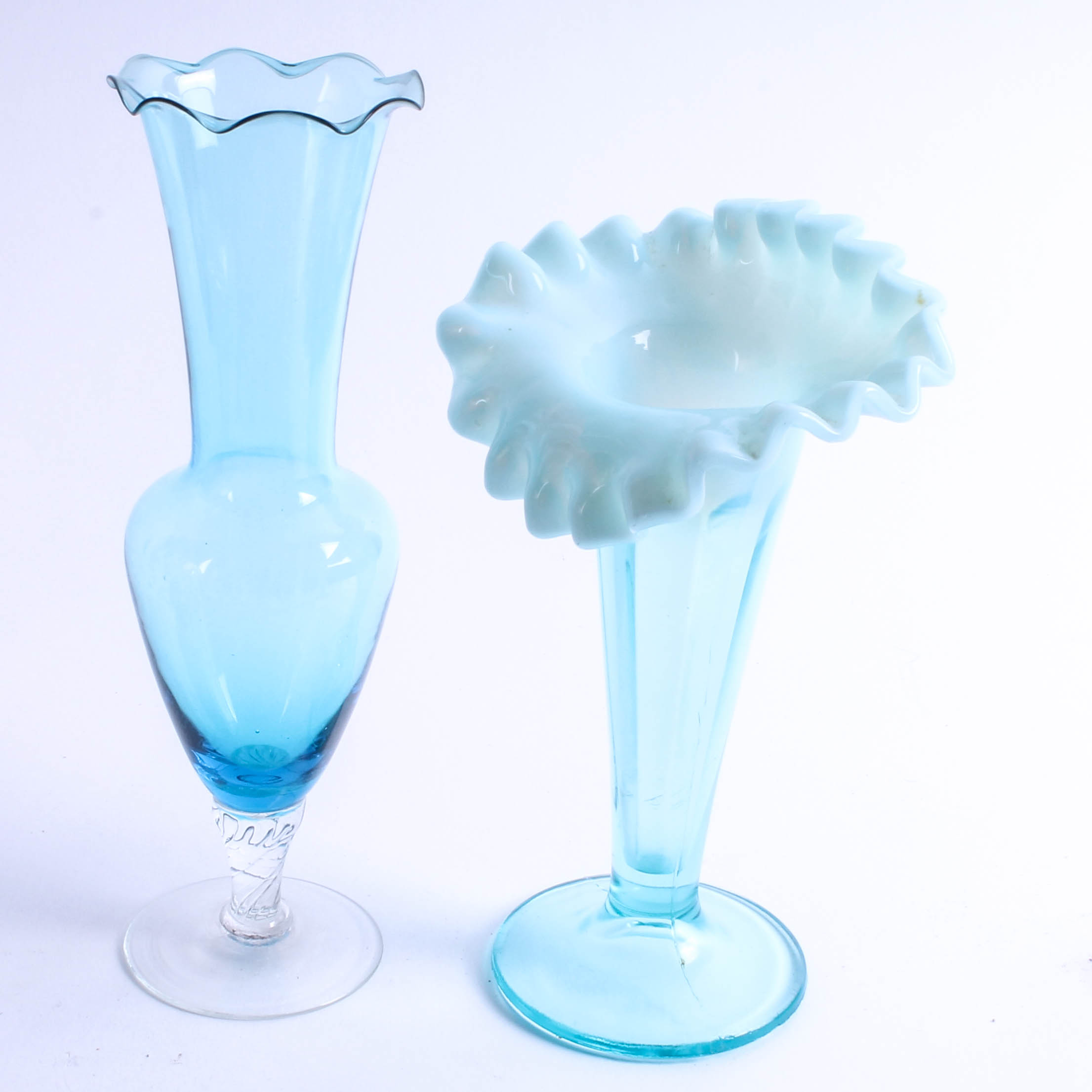 Collection of Glass Vases and Perfume Bottles