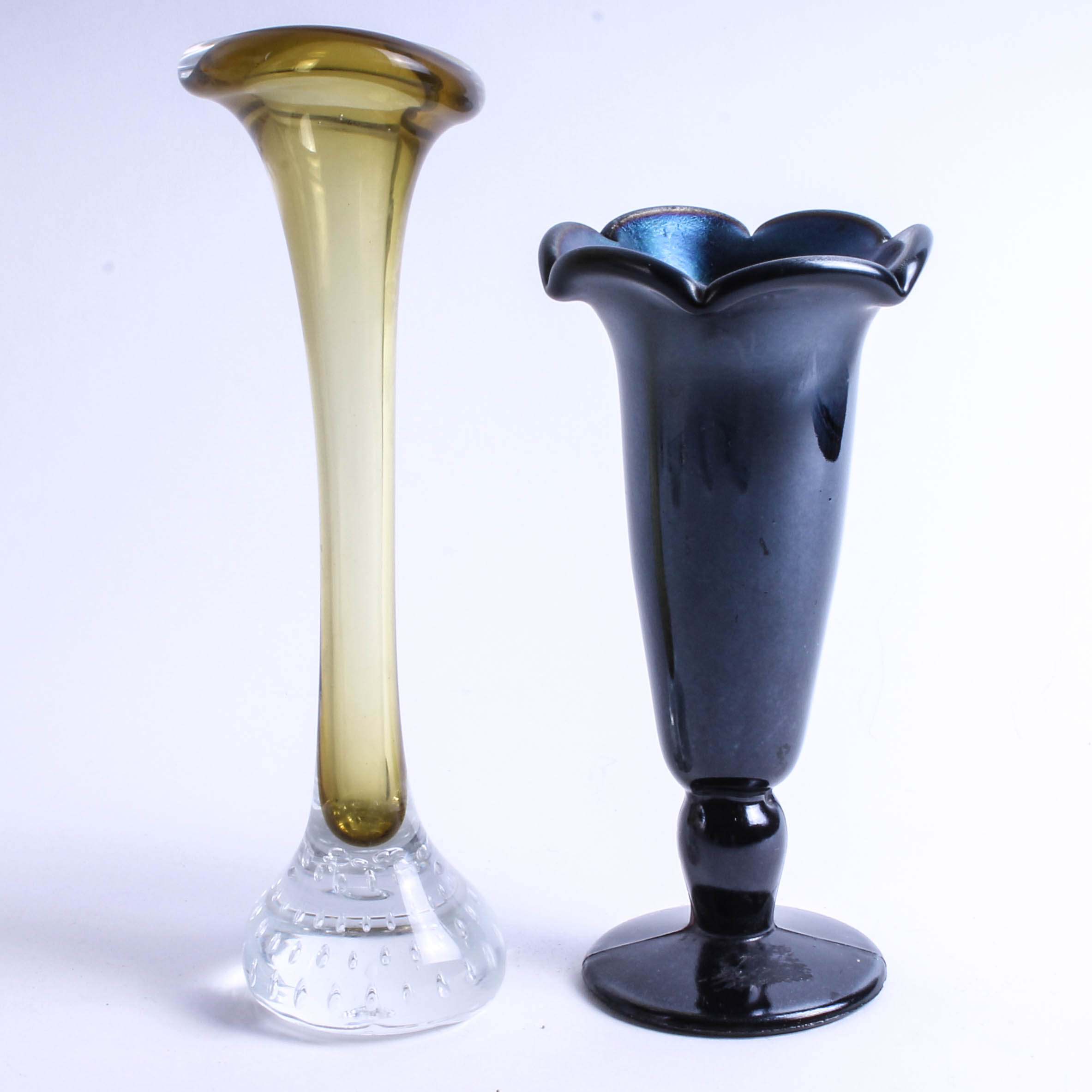 Collection of Glass Vases and Perfume Bottles
