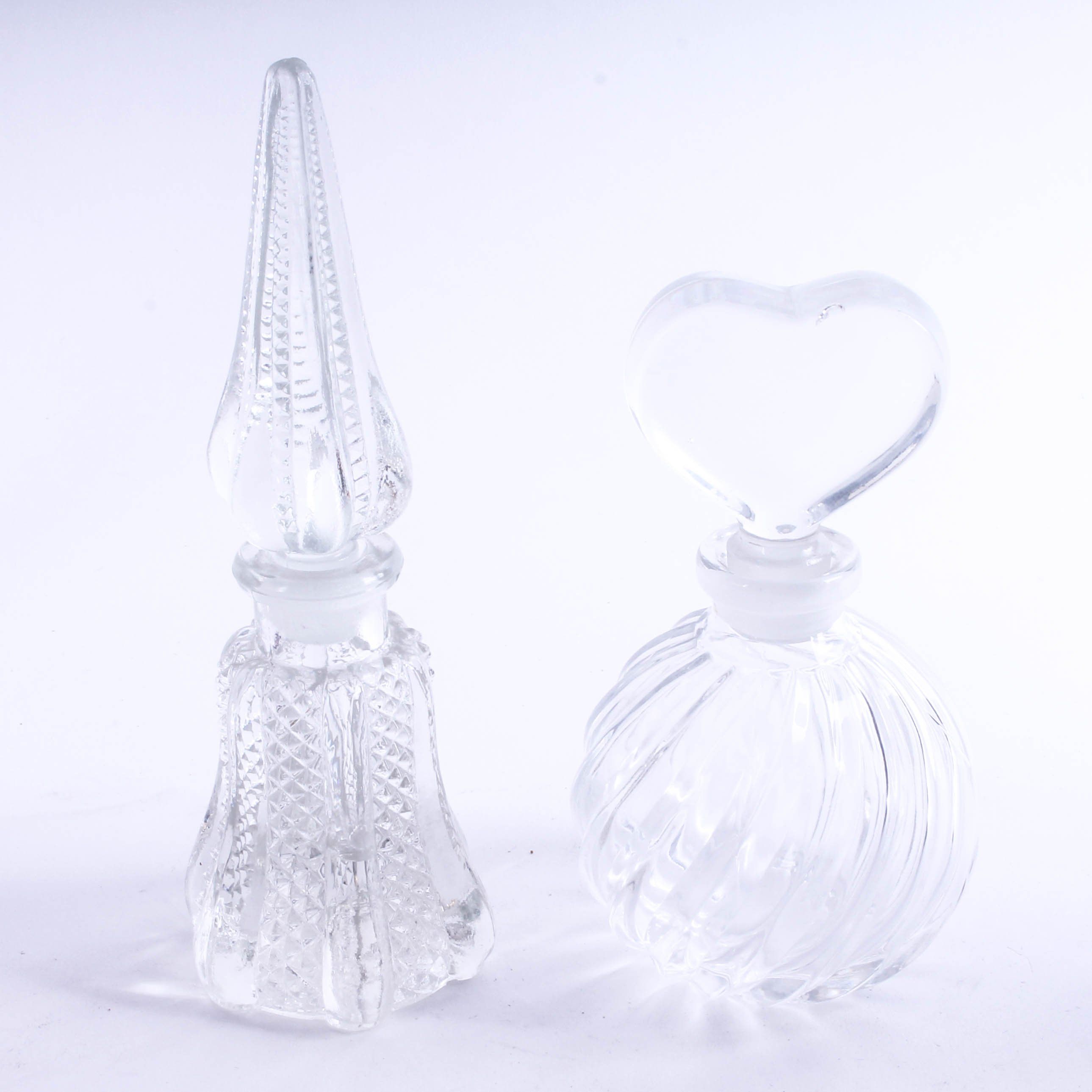 Collection of Glass Vases and Perfume Bottles
