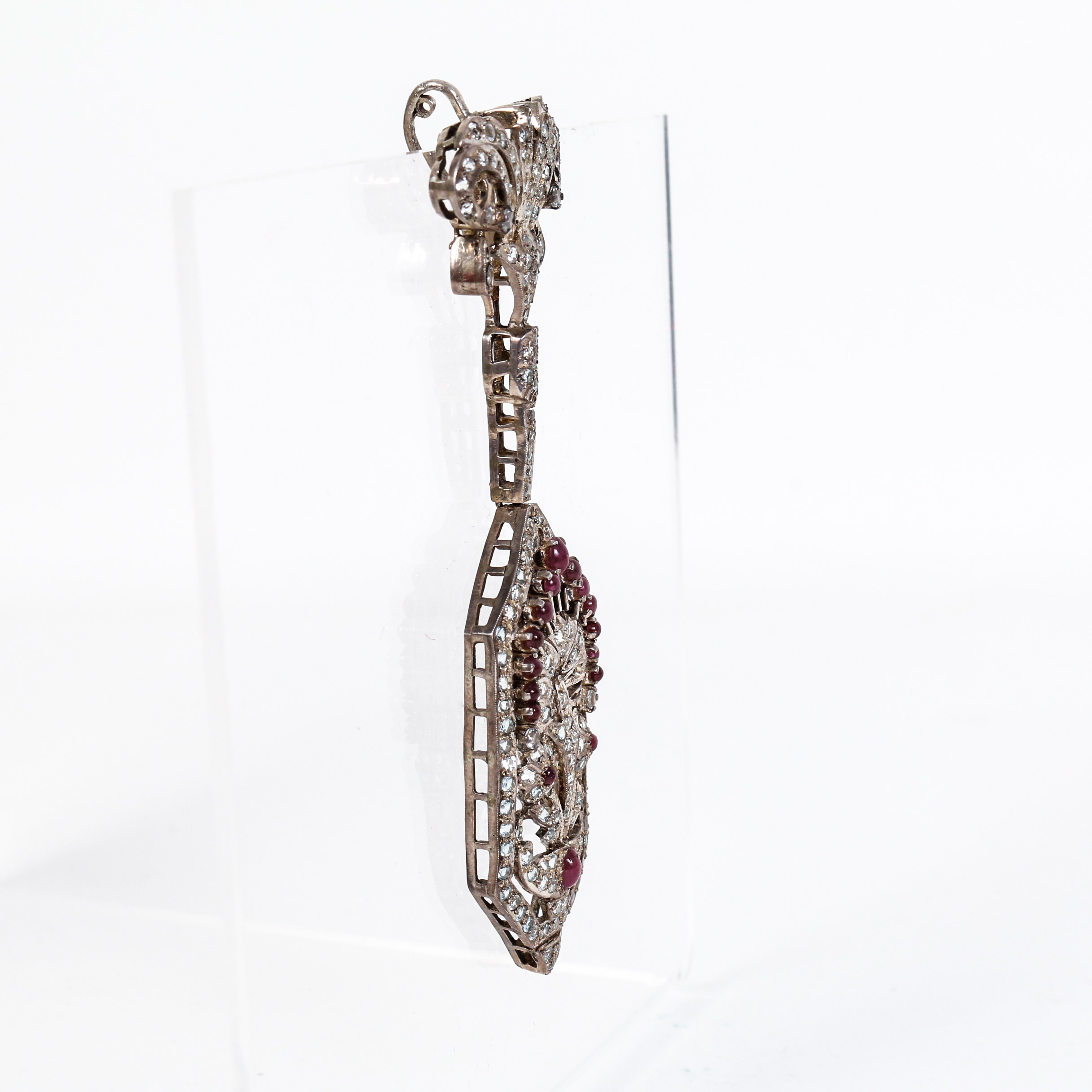 One of a Kind Joseph Holland Ruby,Quartz and Sterling Jewelry Set