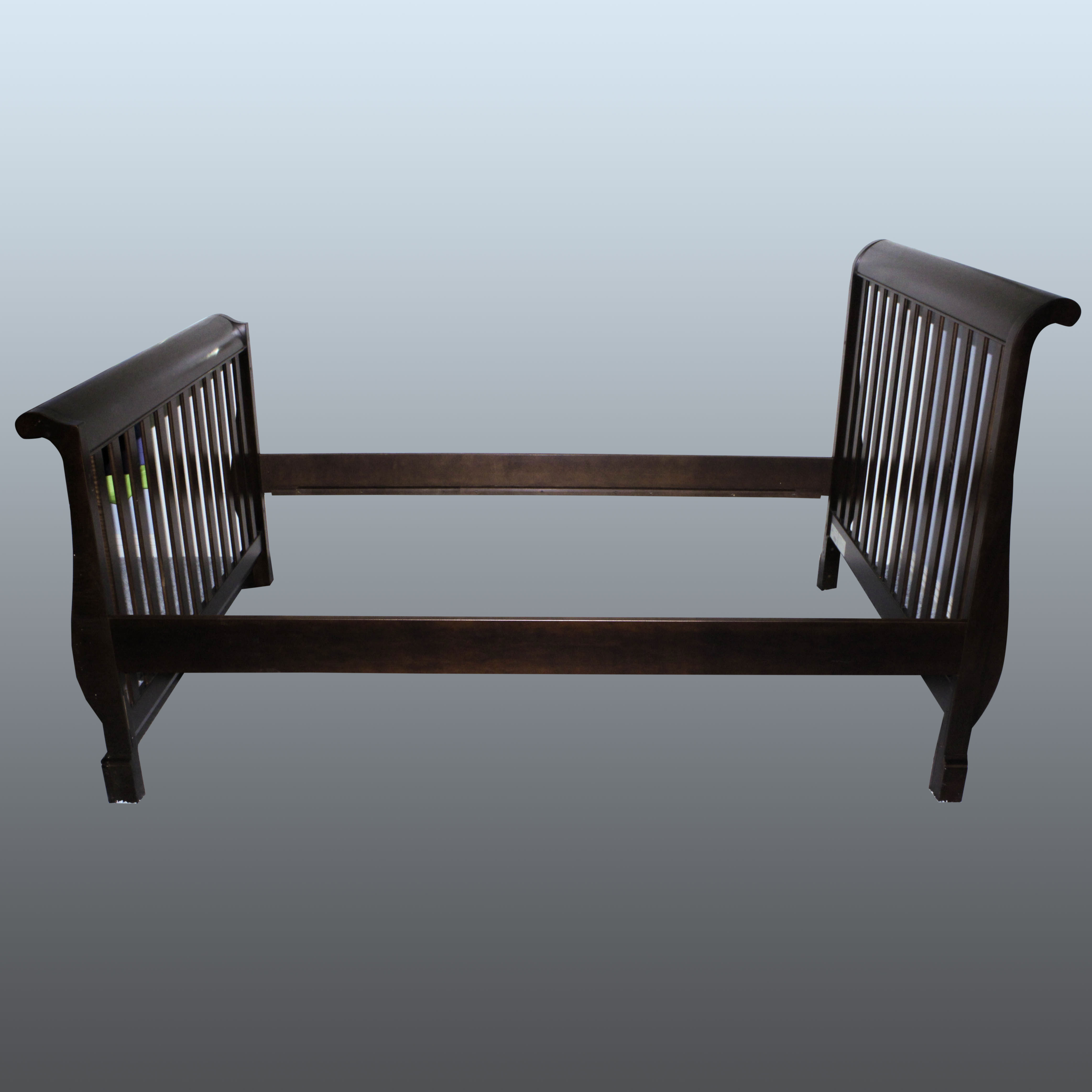 Stanley Furniture "Young America" Full Size Sleigh Bed Frame