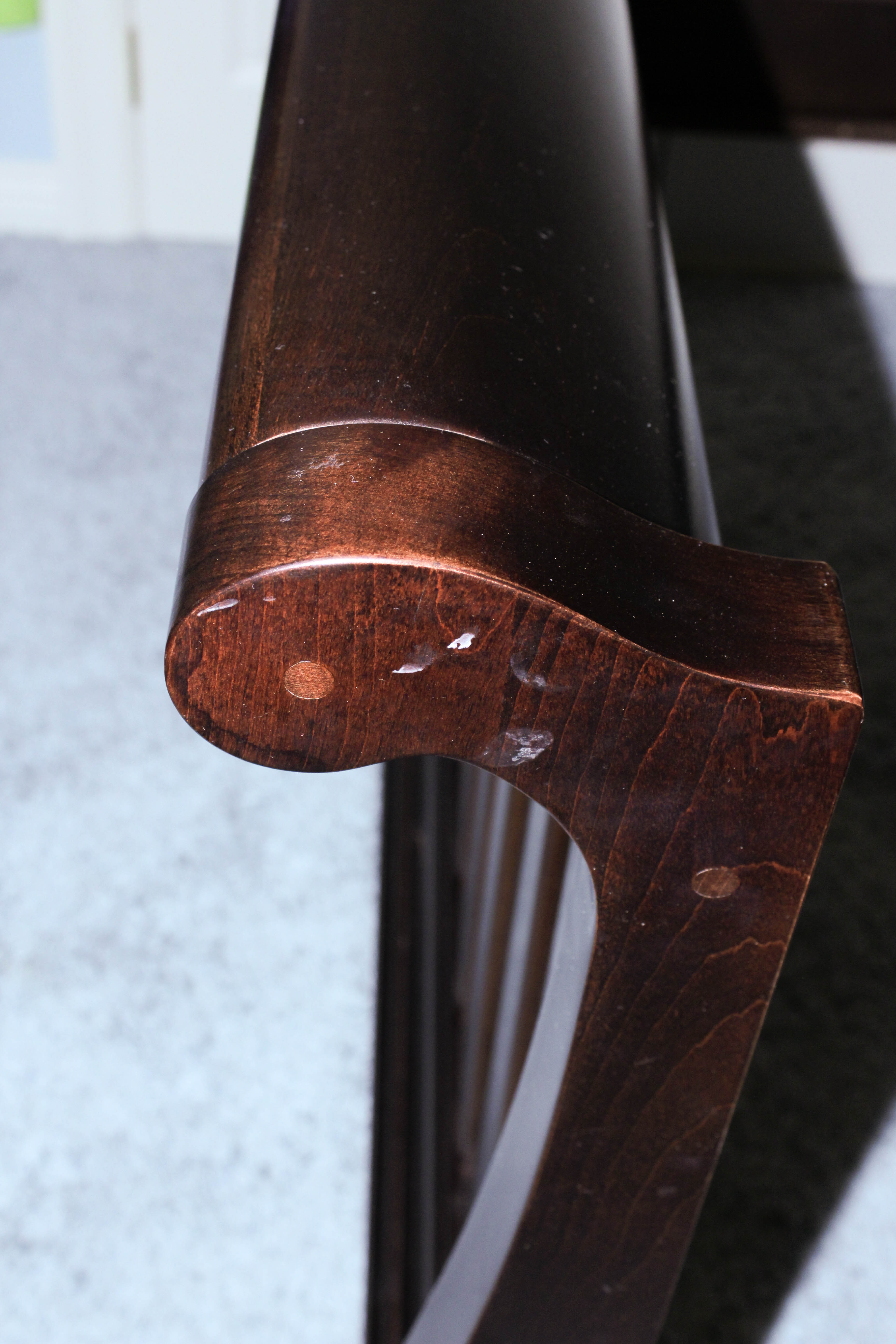 Stanley Furniture "Young America" Full Size Sleigh Bed Frame