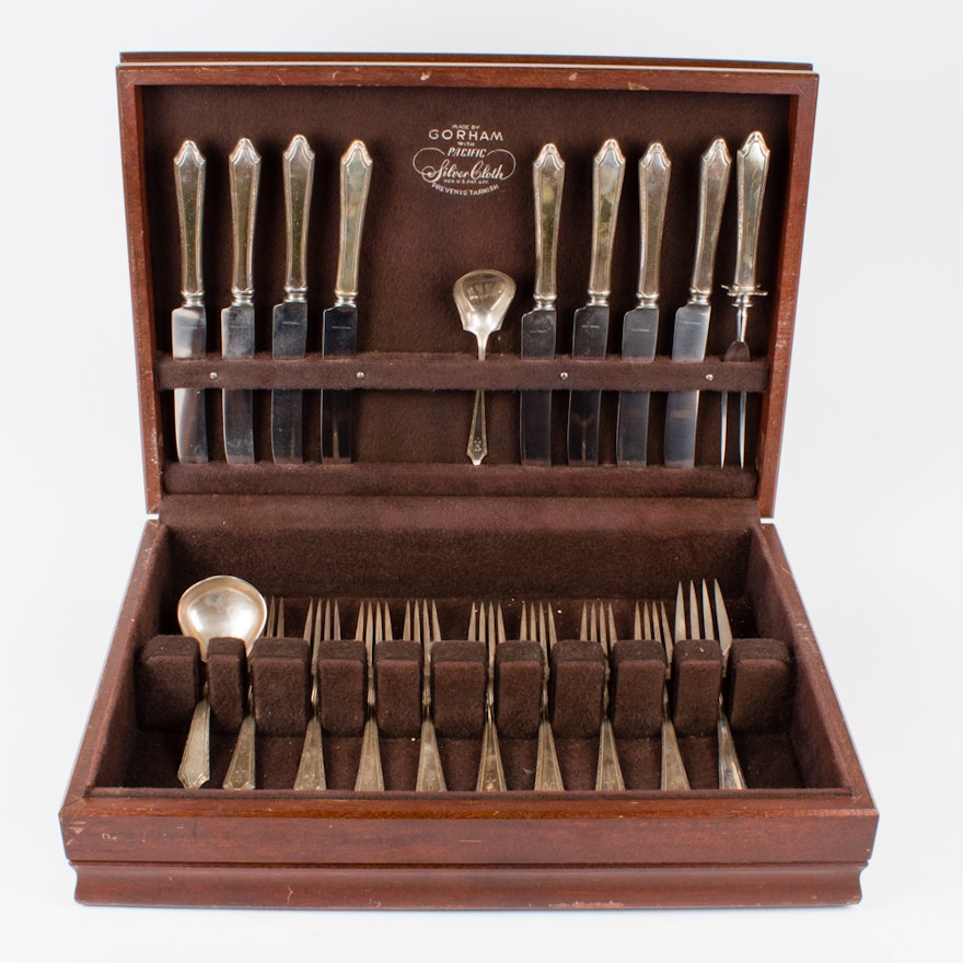 Gorham Sterling Silver "King Albert" Flatware Set