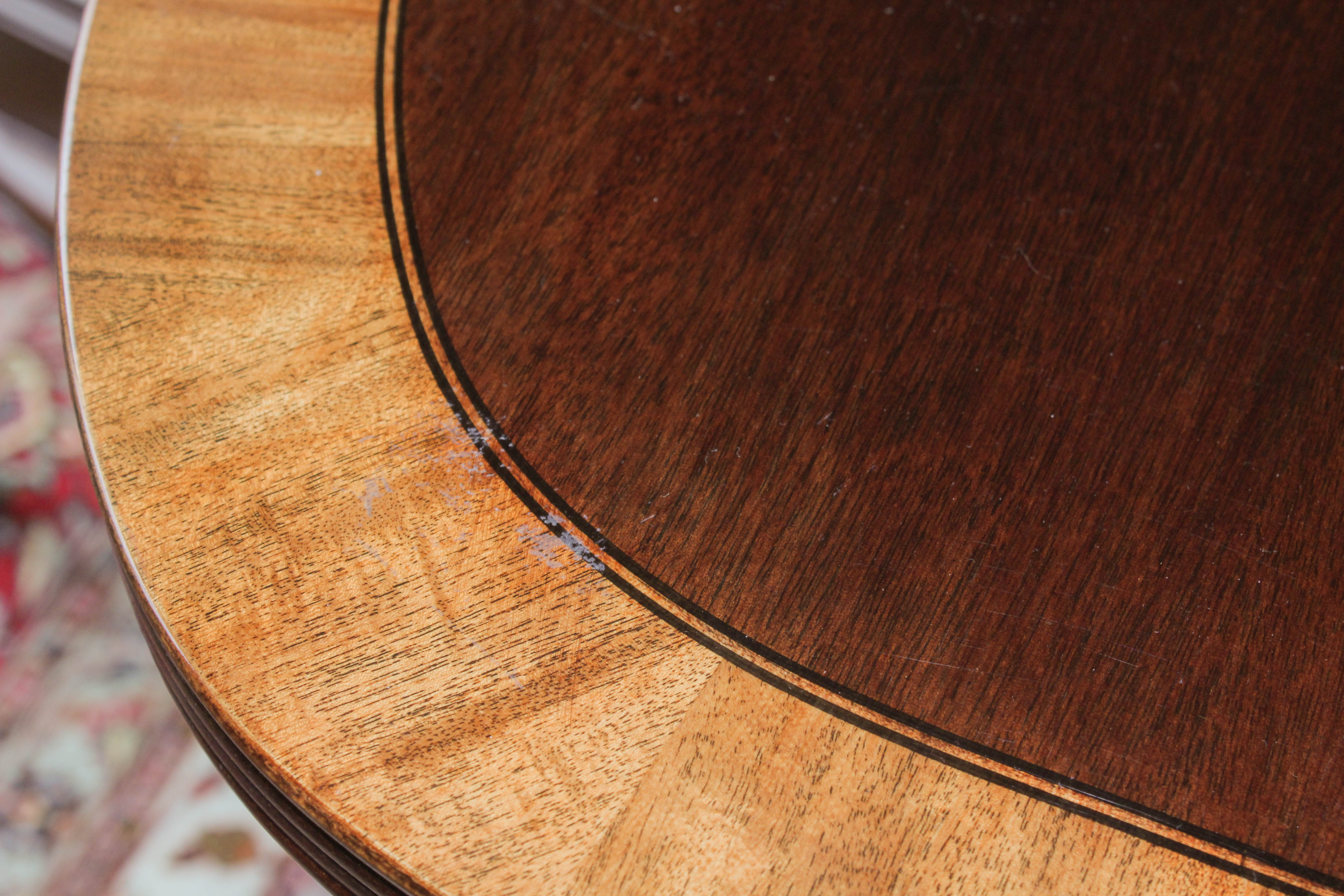 Hickory White Hepplewhite Style Dining Table and Chairs