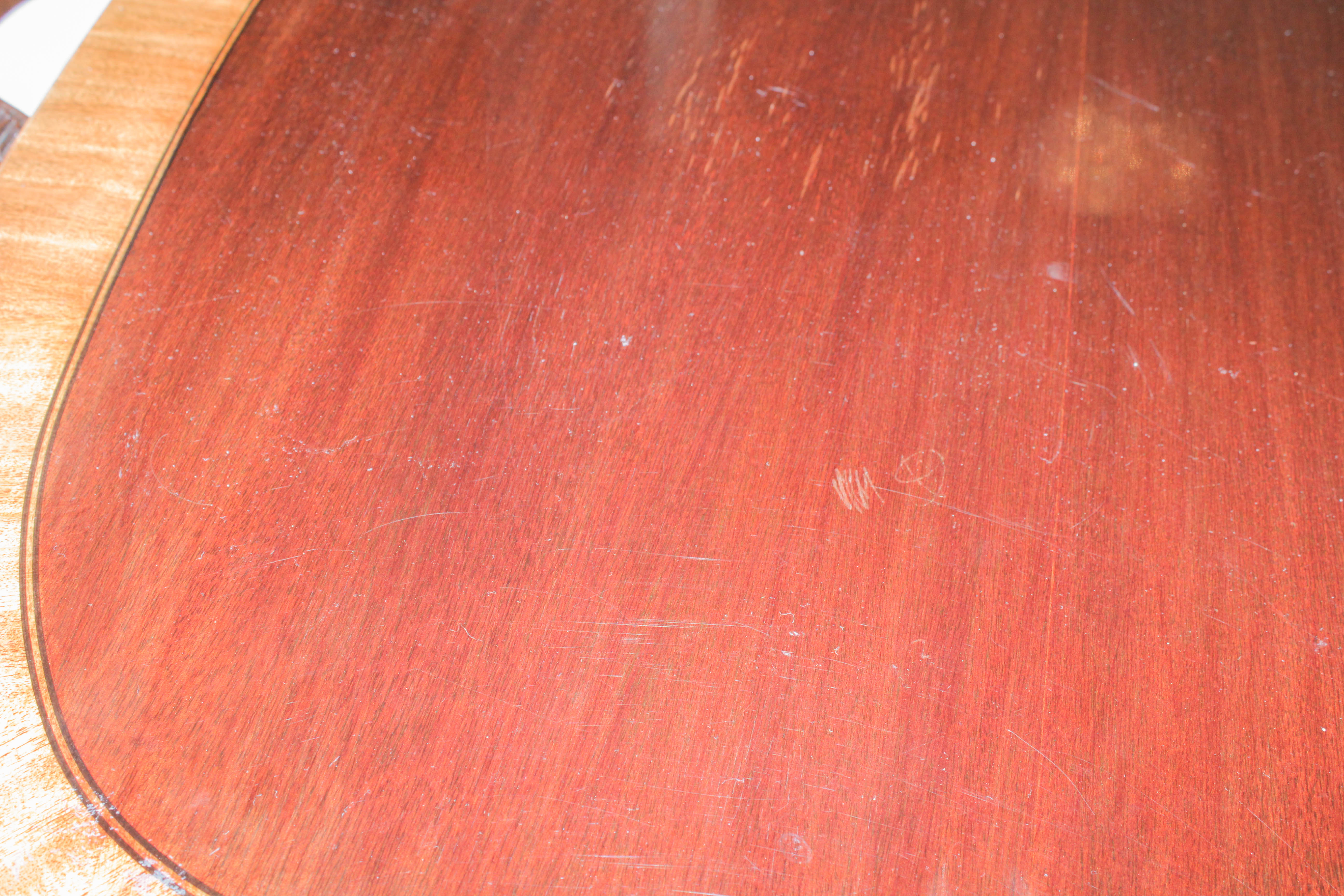 Hickory White Hepplewhite Style Dining Table and Chairs