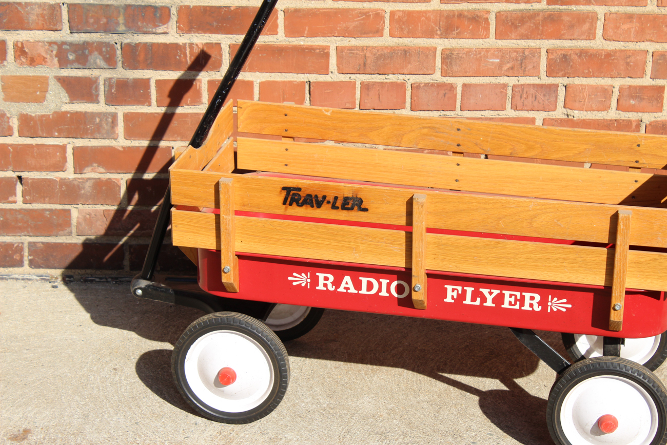 Vintage Radio Flyer "Trav-ler" Children's Wagon