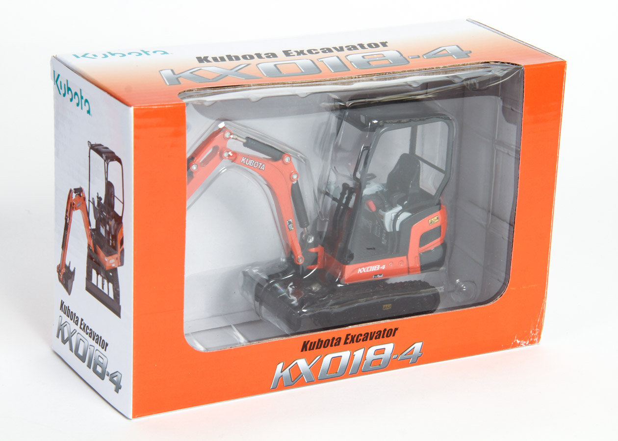 Pair of Kubota Toy Excavators