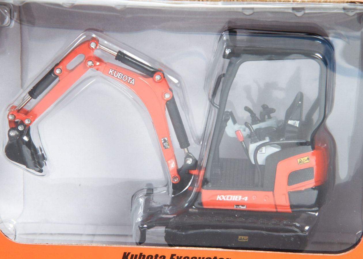 Pair of Kubota Toy Excavators