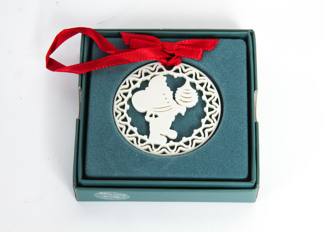 Collection of Lenox Porcelain Christmas Ornaments