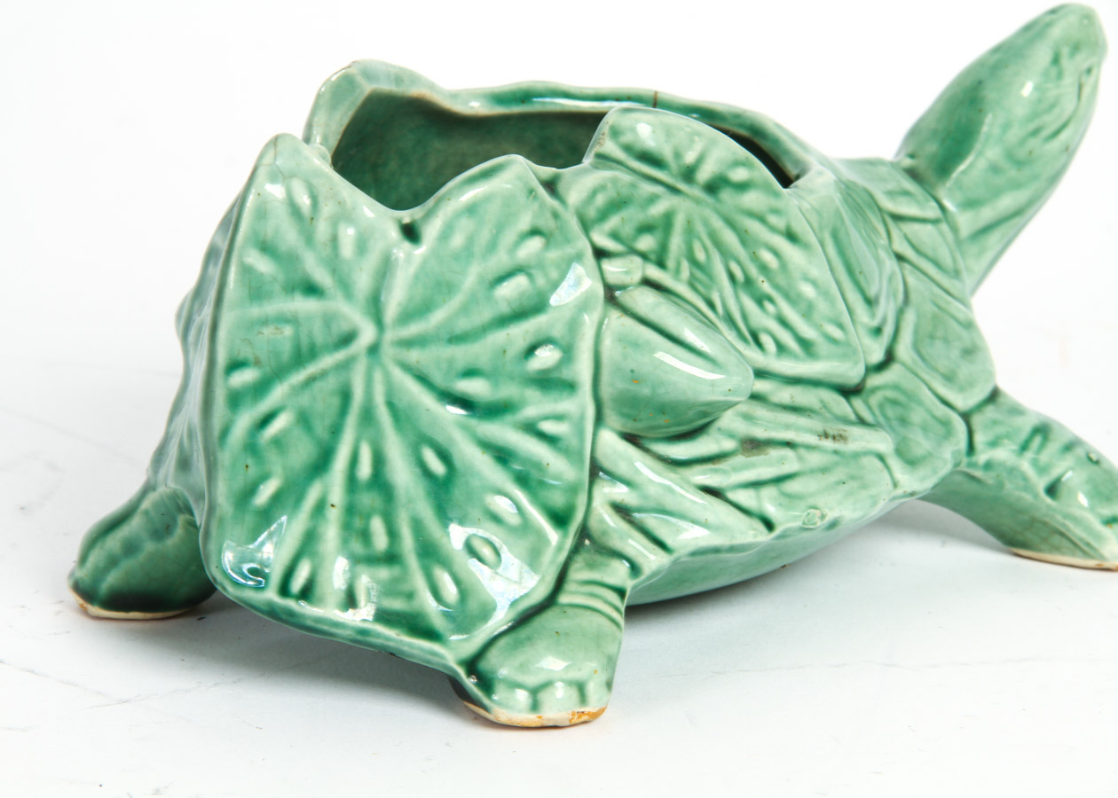 Vintage McCoy Turtle Planter
