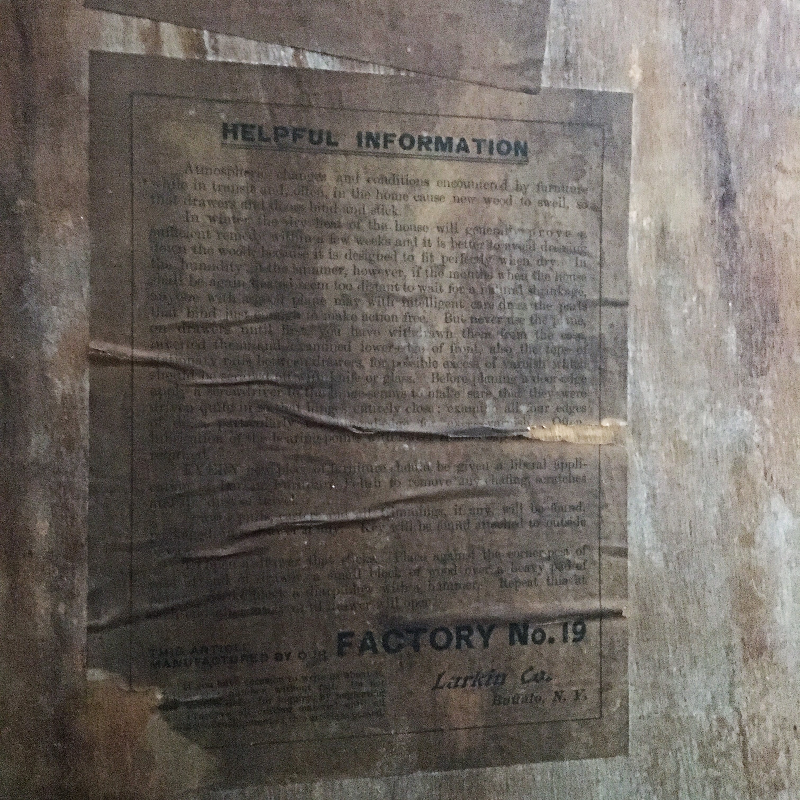 Early 20th C. Larkin Quartersawn Oak Secretary Desk