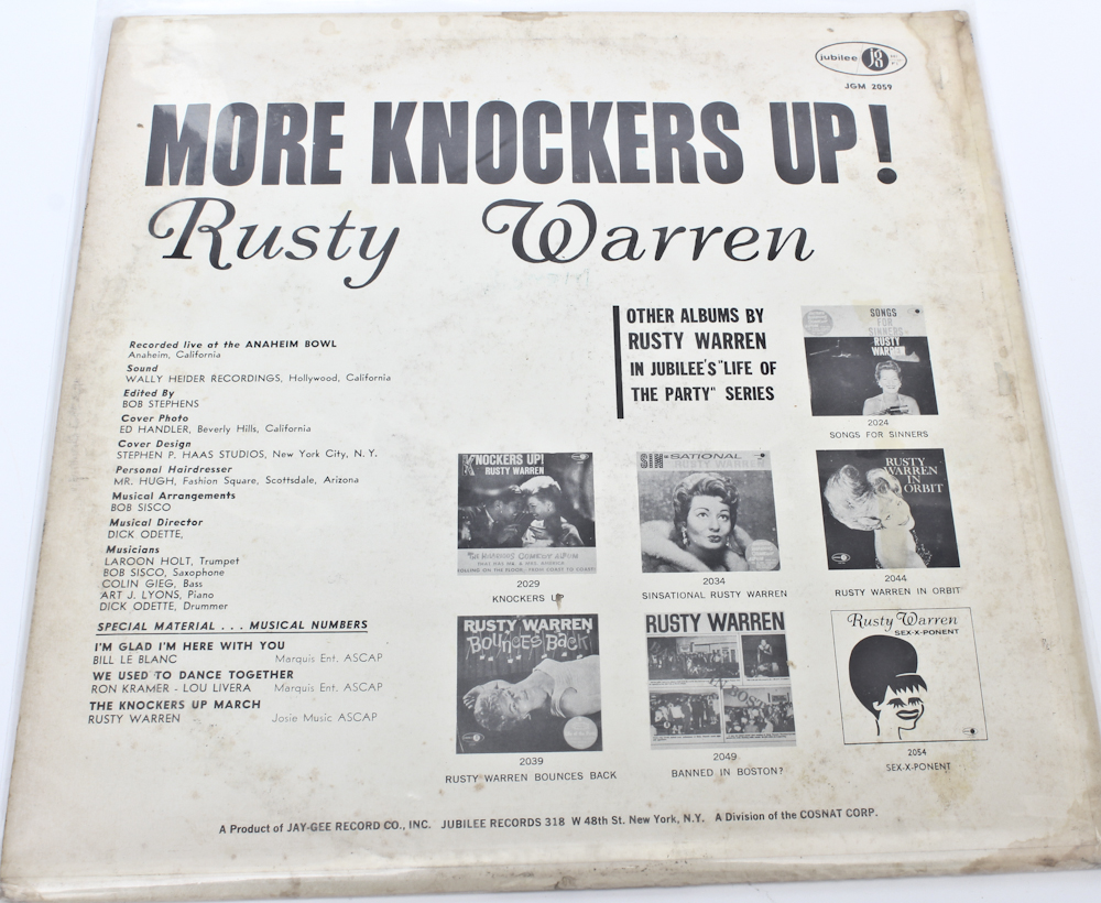 Rusty Warren, Ramsey Lewis and Other Vintage Records