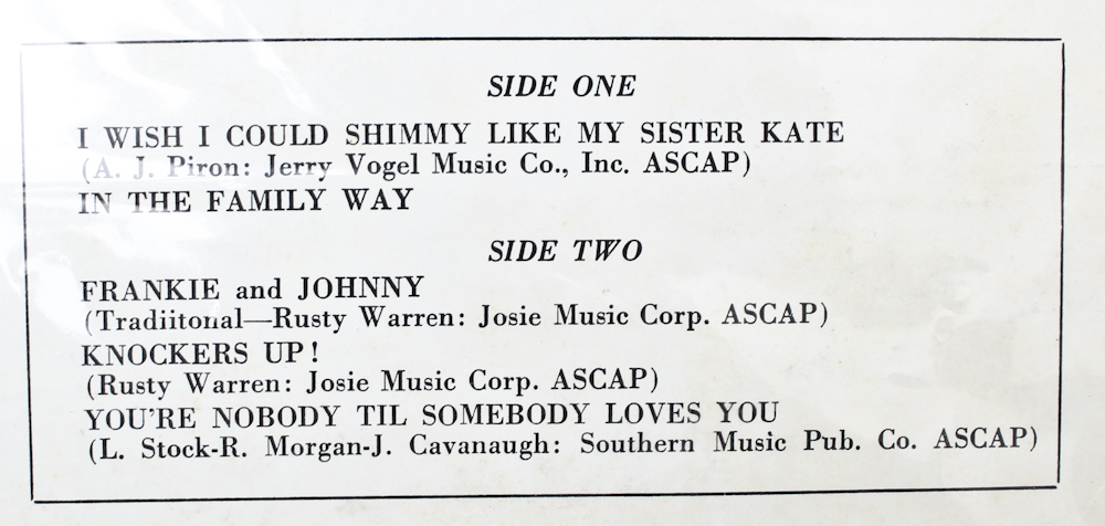 Rusty Warren, Ramsey Lewis and Other Vintage Records