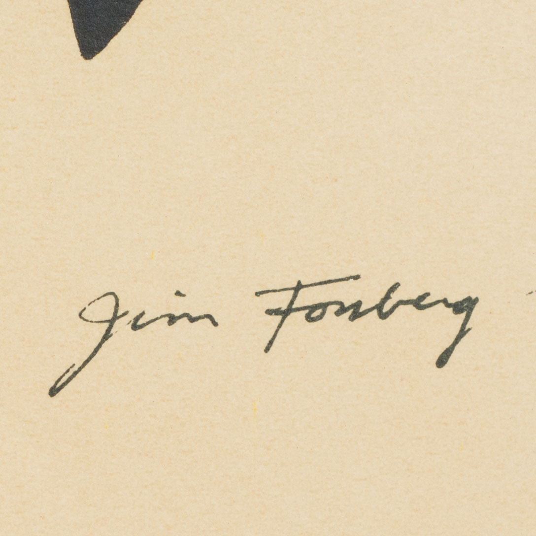 After Jim Forsberg Silkscreen Reproduction of "Plant Life"