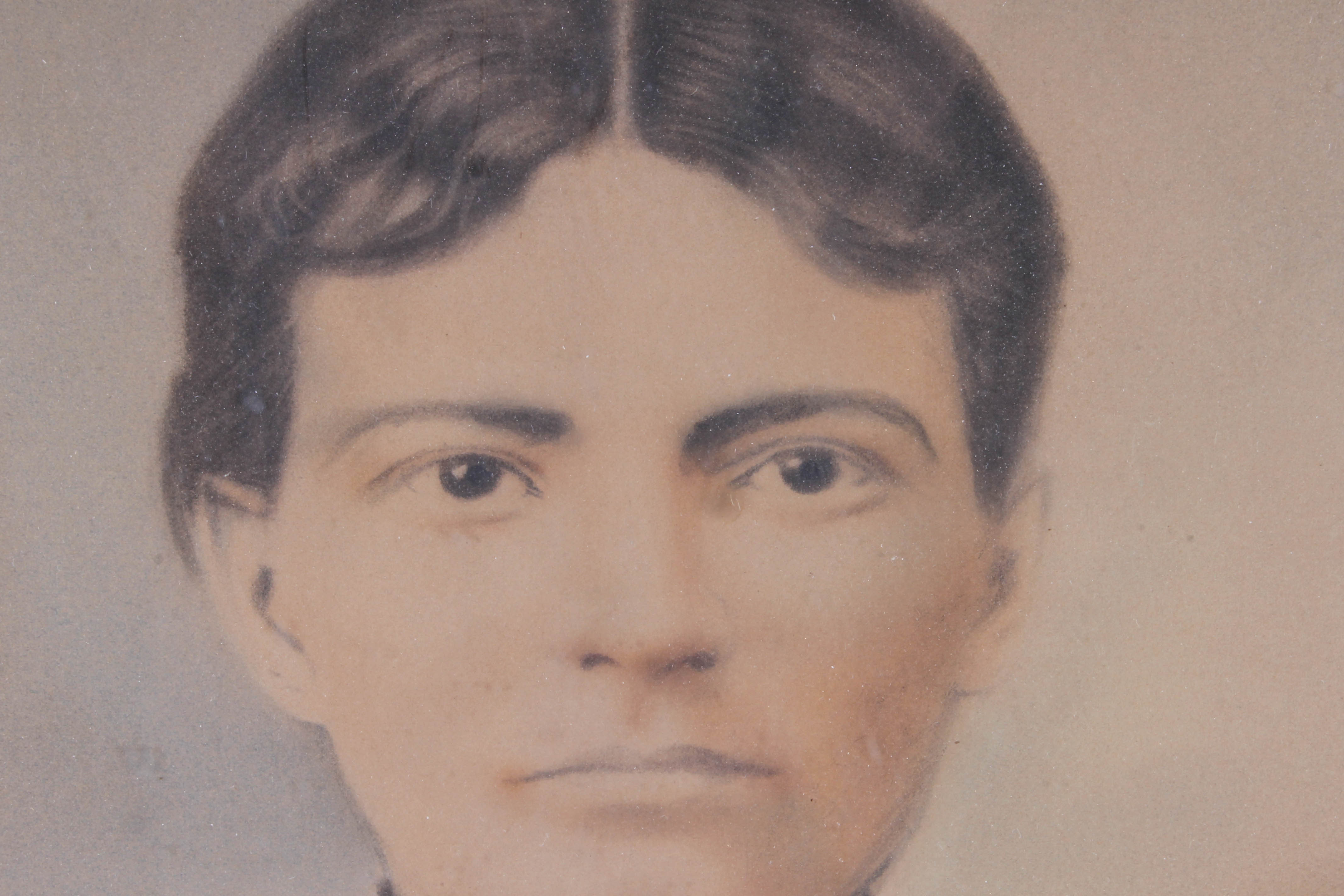 Pair of Vintage Large Framed Portraits