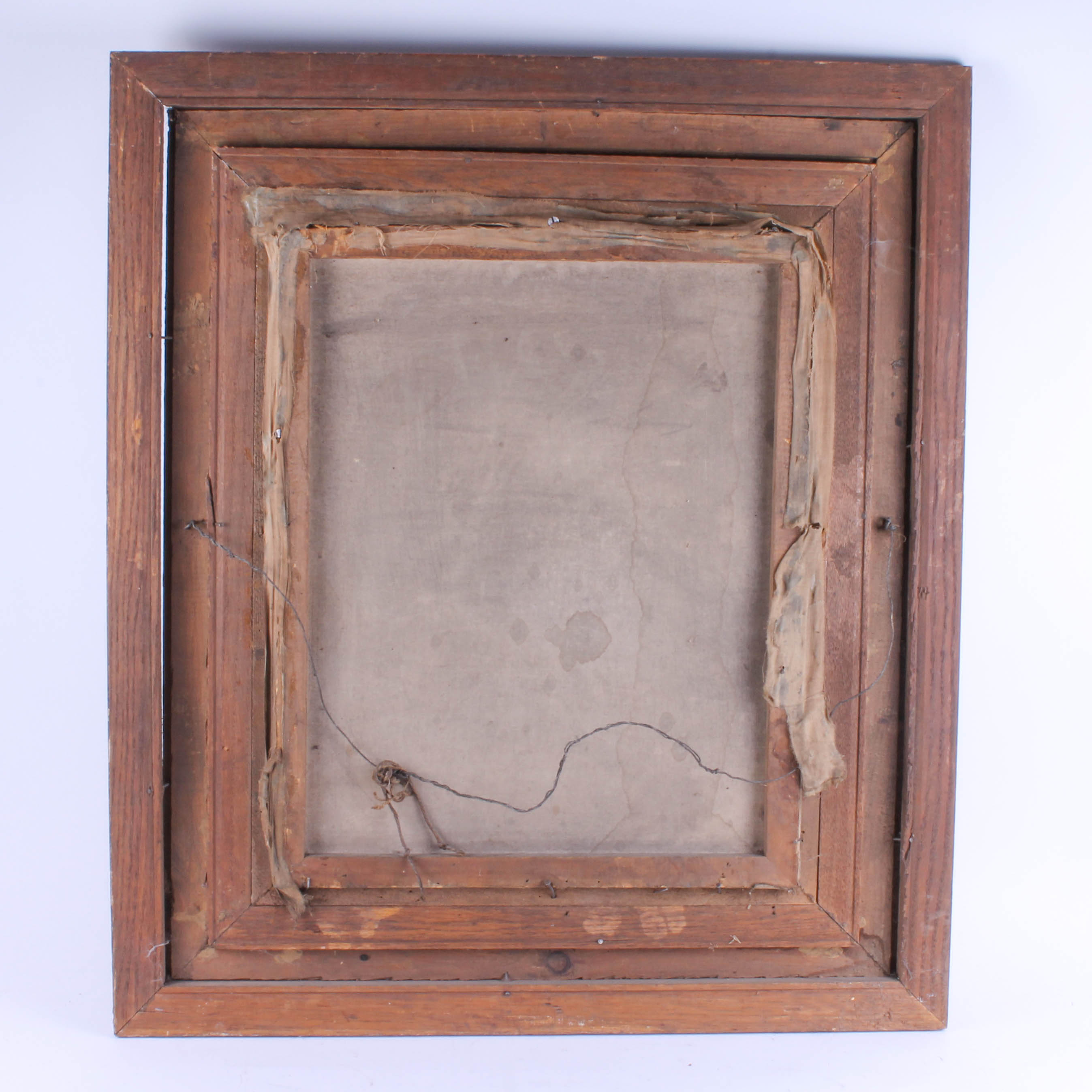 Pair of Vintage Large Framed Portraits