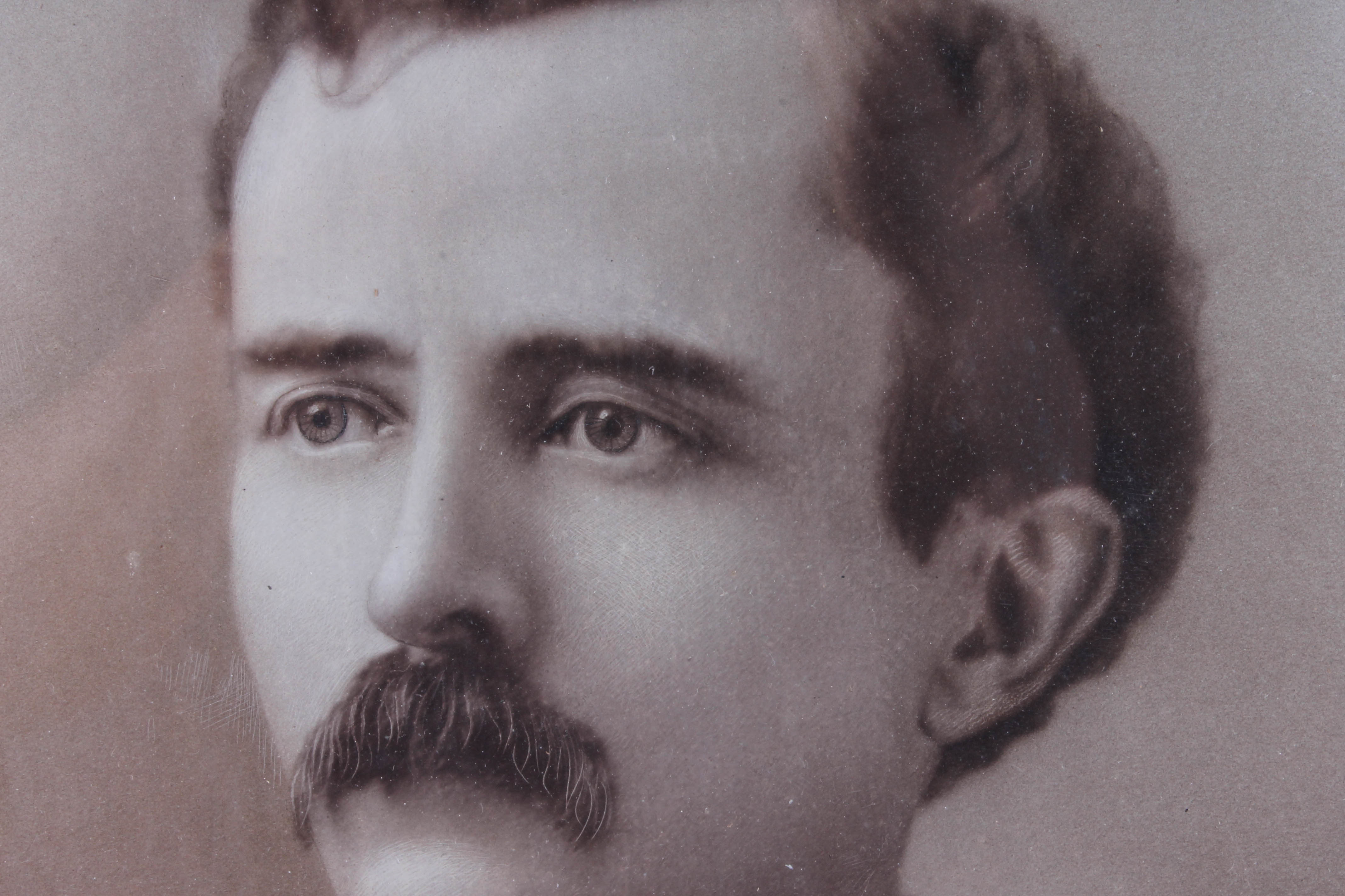 Pair of Vintage Large Framed Portraits