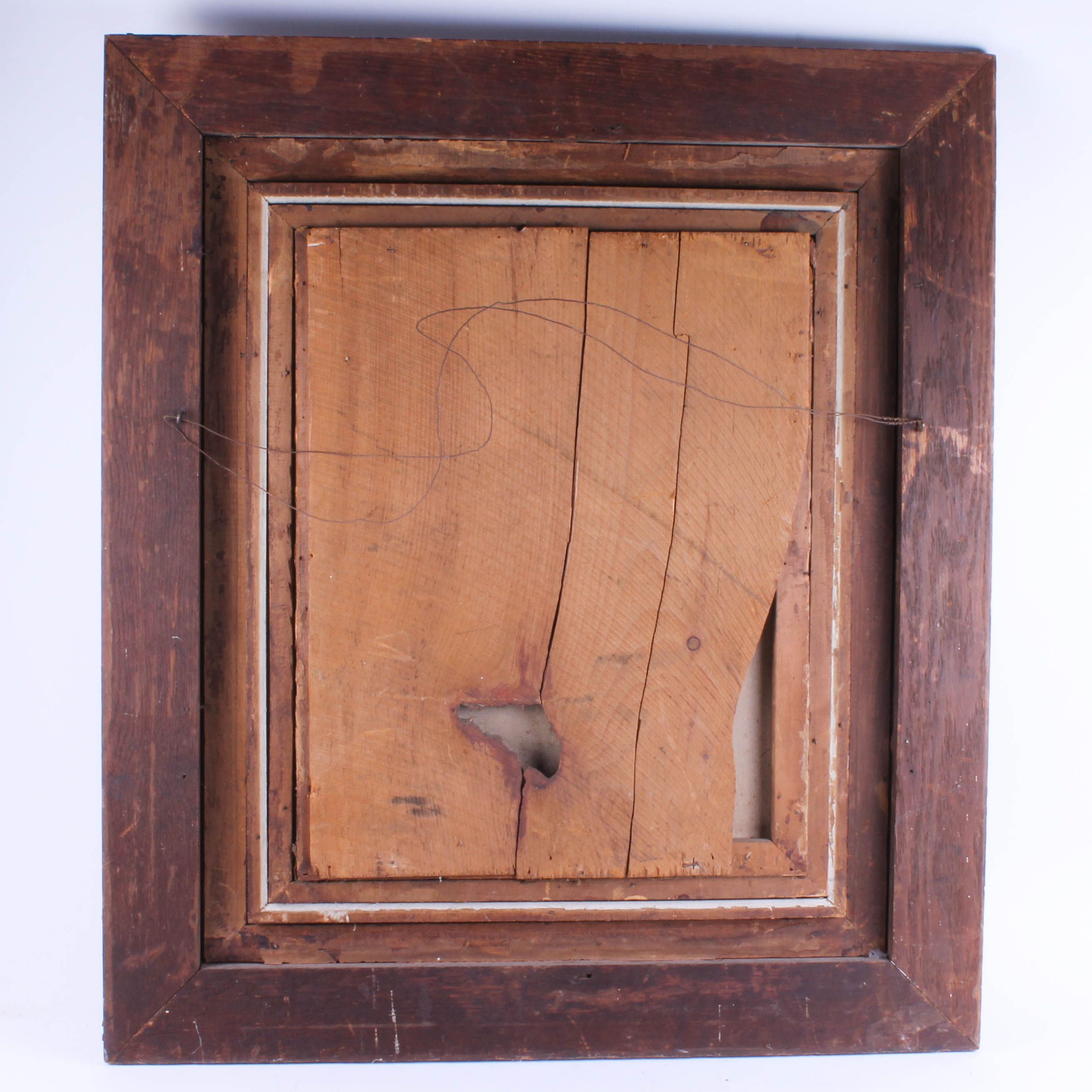 Pair of Vintage Large Framed Portraits