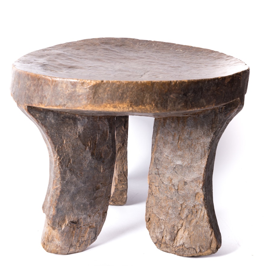 Ethiopian Hand Carved Stool