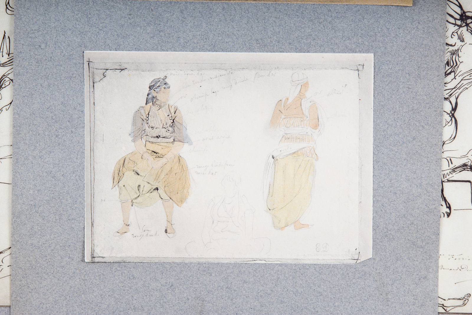 After Eugene Delacroix Vintage Engraving Collection