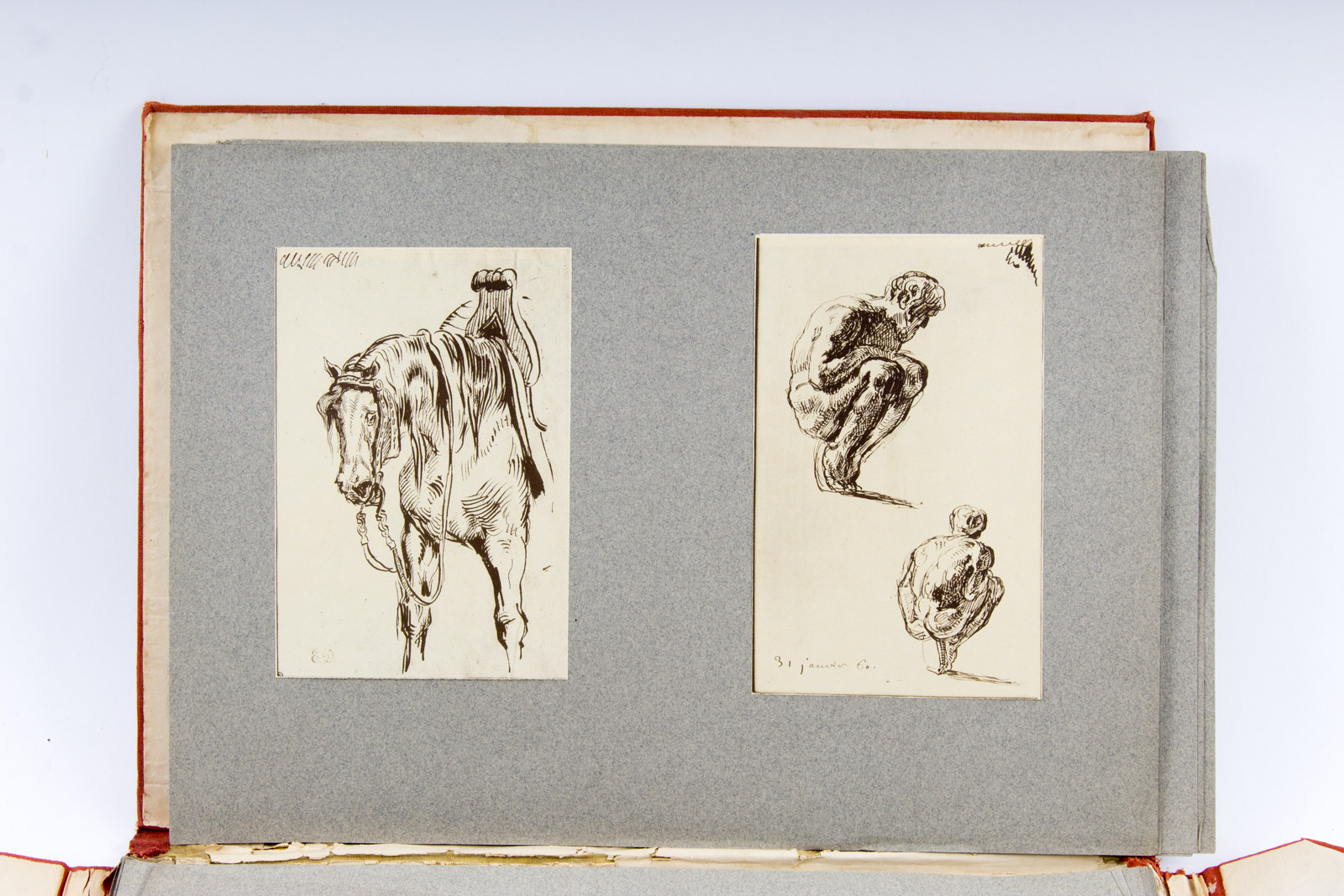 After Eugene Delacroix Vintage Engraving Collection