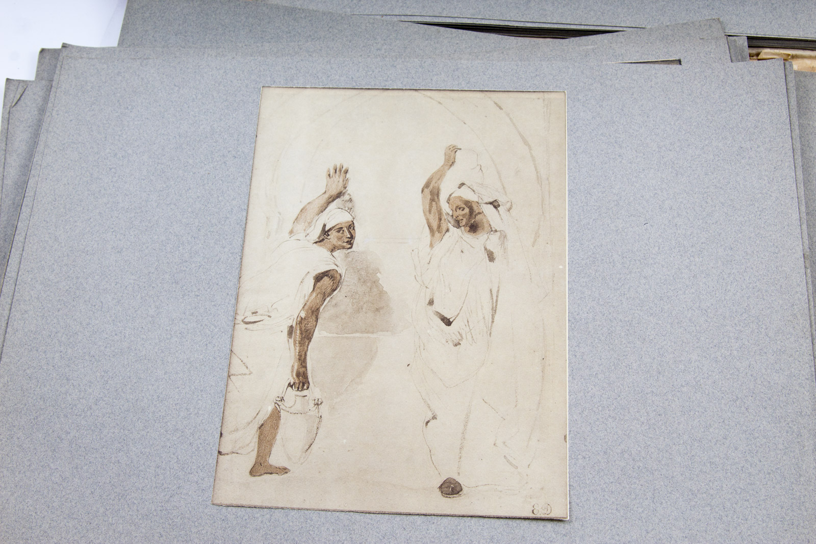 After Eugene Delacroix Vintage Engraving Collection