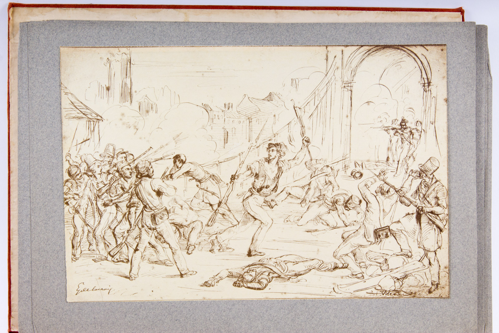 After Eugene Delacroix Vintage Engraving Collection