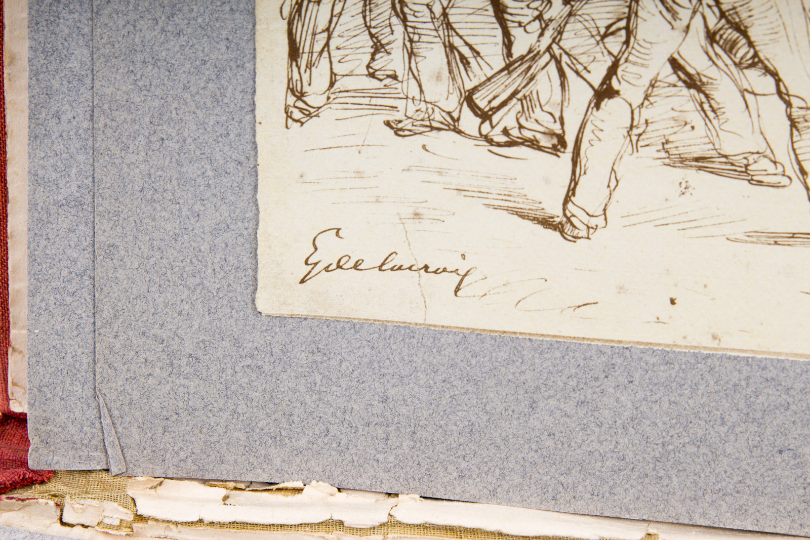 After Eugene Delacroix Vintage Engraving Collection