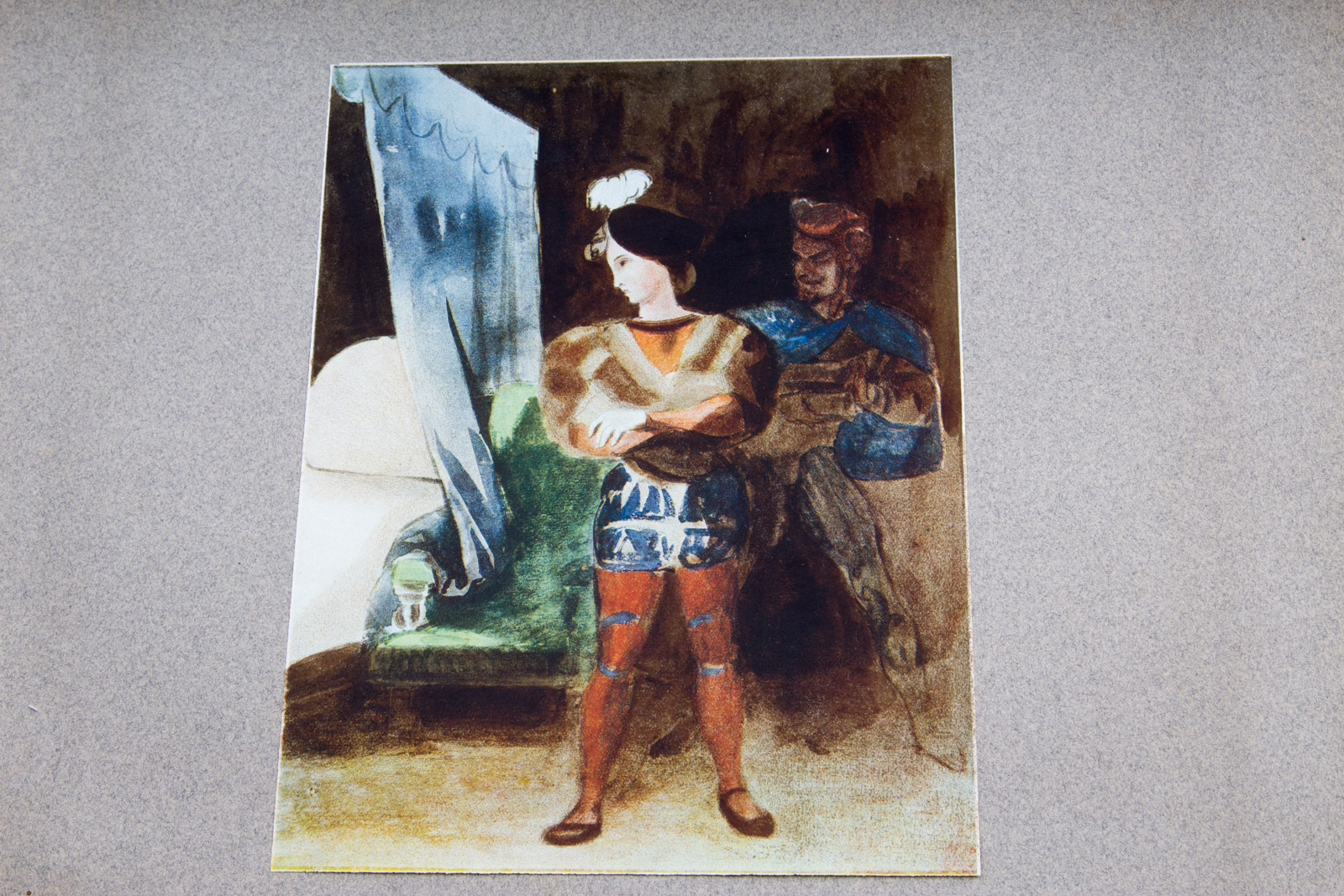 After Eugene Delacroix Vintage Engraving Collection