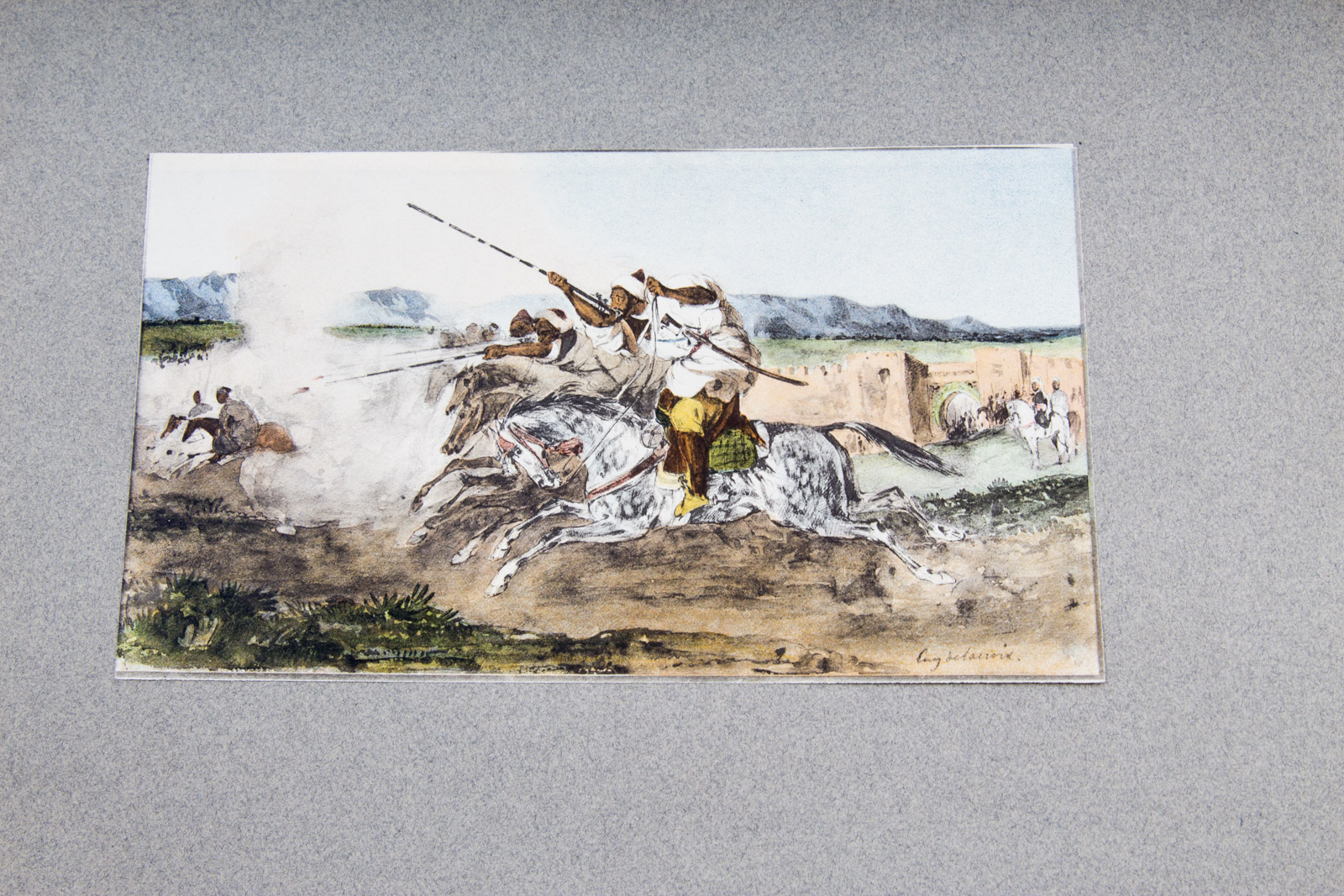 After Eugene Delacroix Vintage Engraving Collection