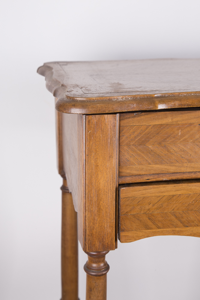 Marquetry Dressing Stand with Drawer