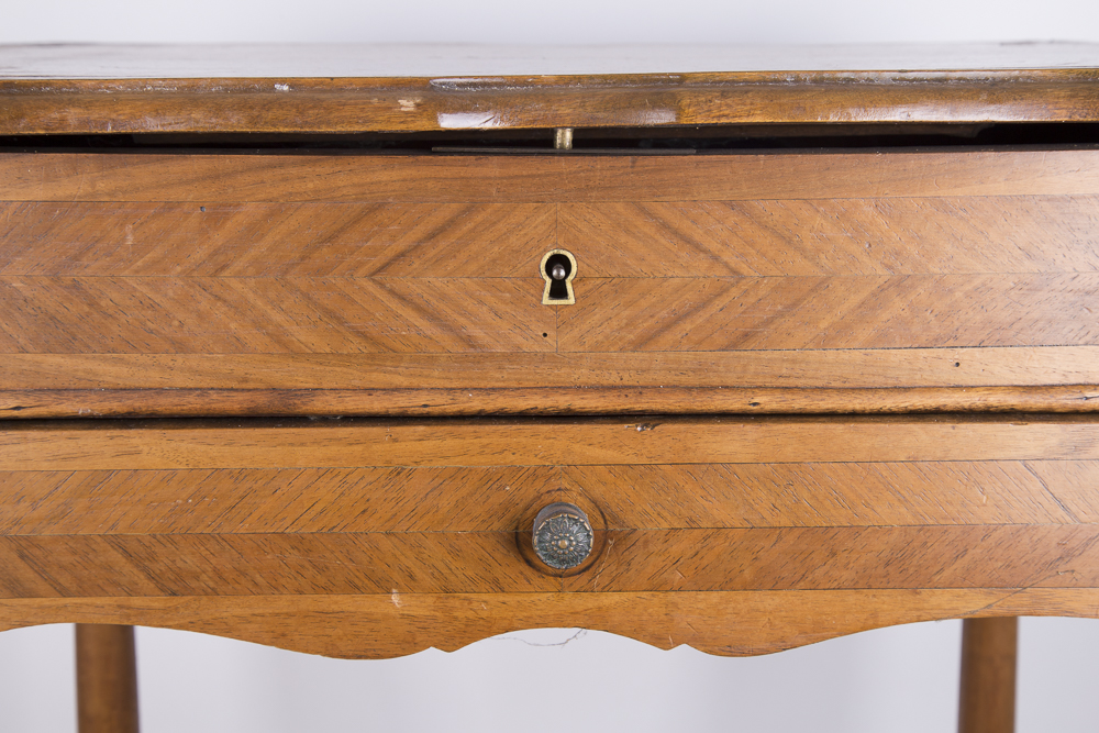 Marquetry Dressing Stand with Drawer