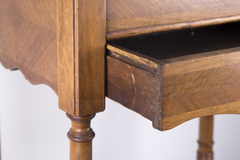 Marquetry Dressing Stand with Drawer