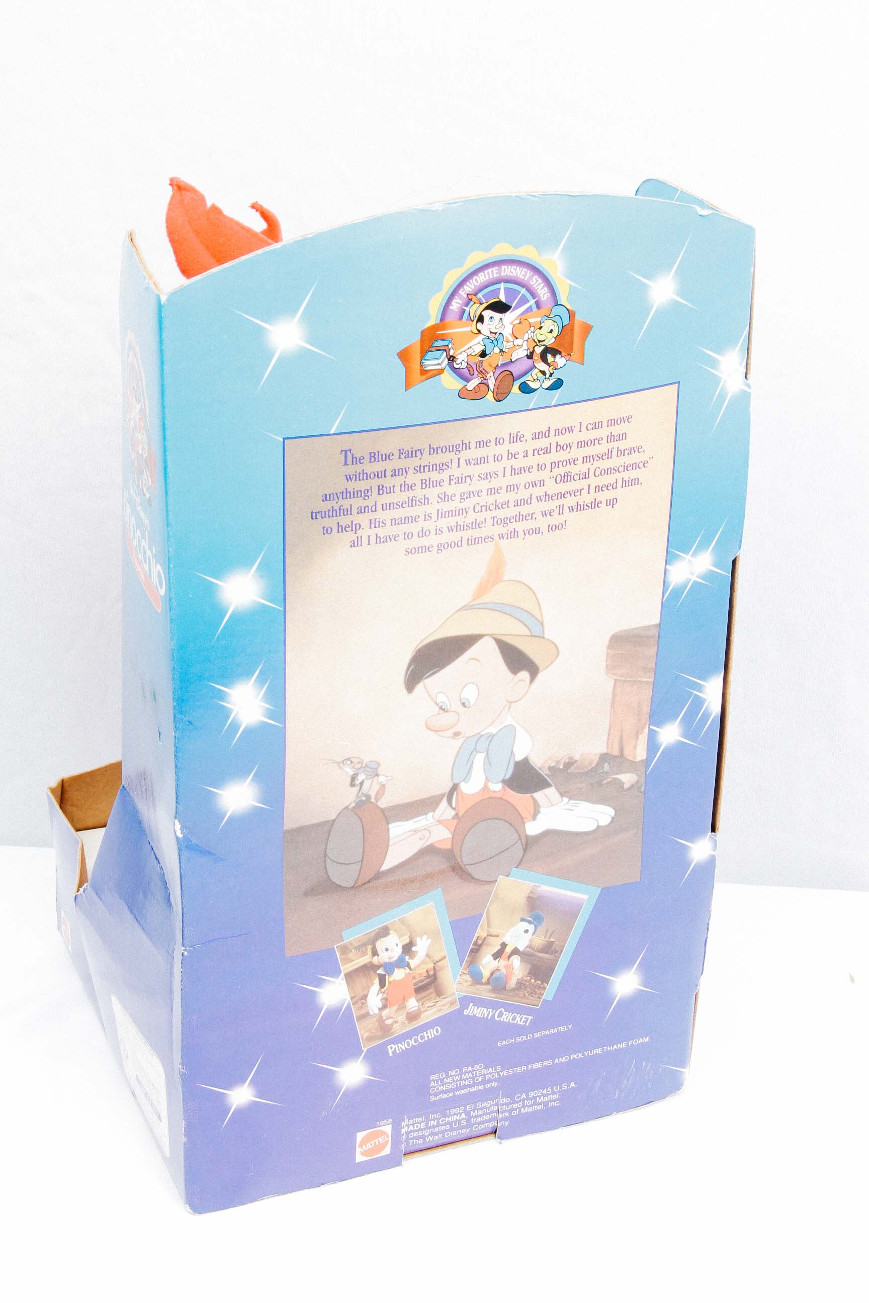 Walt Disney Pinnochio and Mickey Mouse