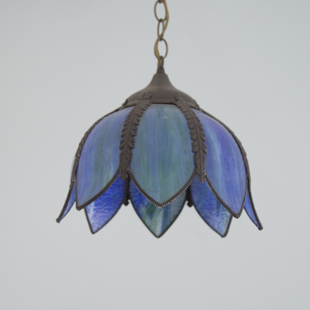 Vintage Tiffany Style Tulip Hanging Light