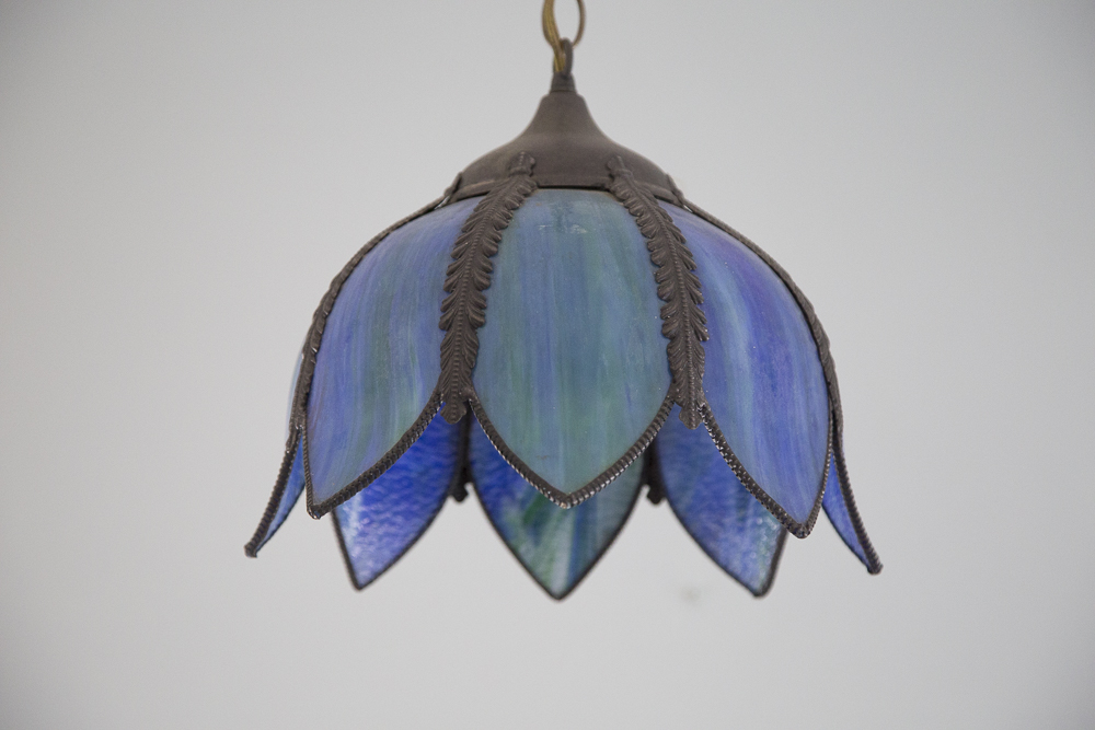 Vintage Tiffany Style Tulip Hanging Light