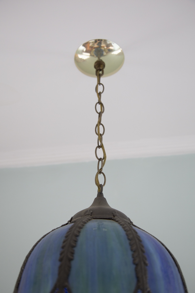 Vintage Tiffany Style Tulip Hanging Light