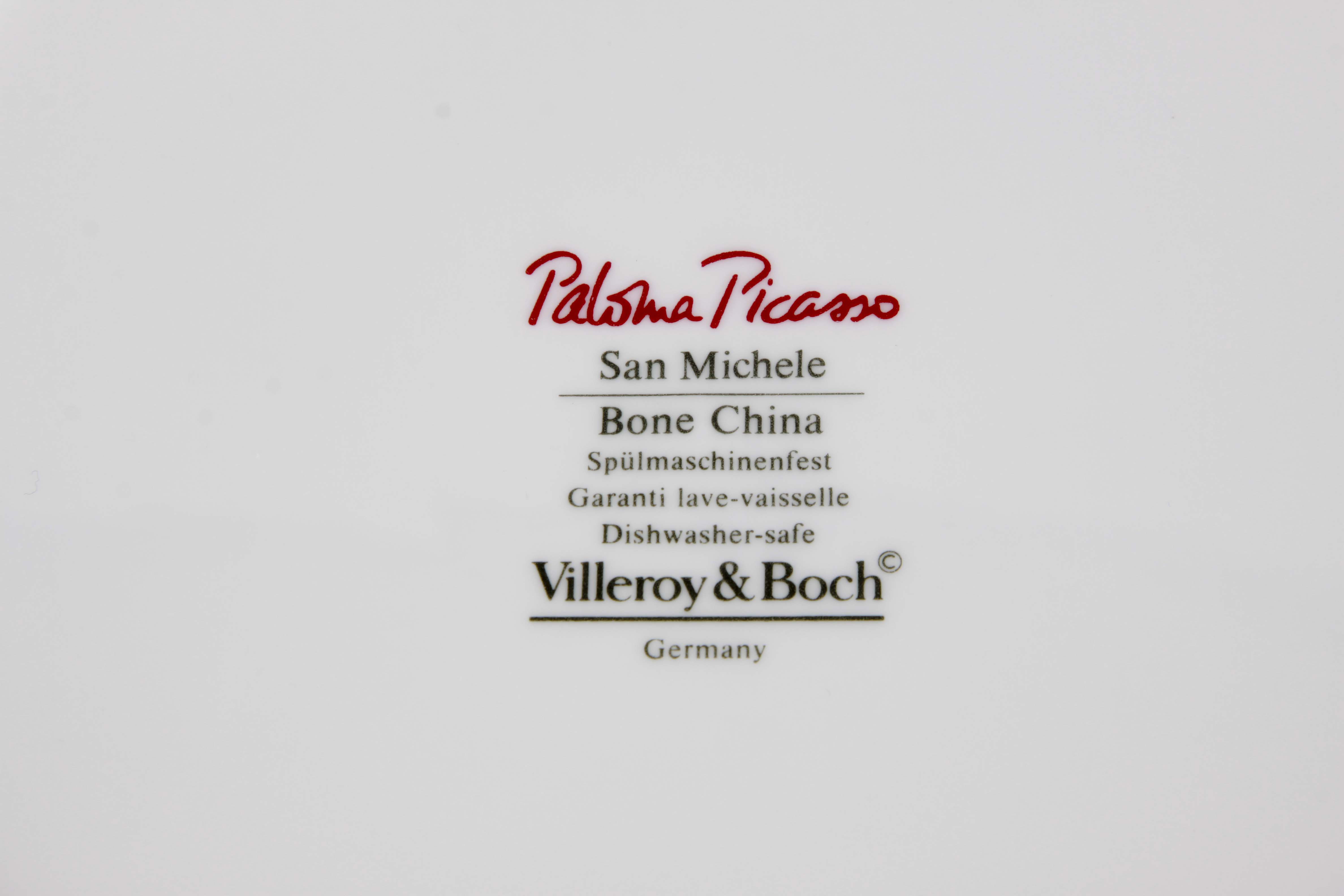 Paloma Picasso San Michelle Bone China by Villeroy and Boch