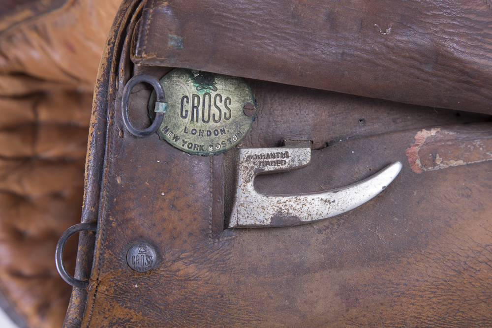 Vintage Cross English Riding Saddle