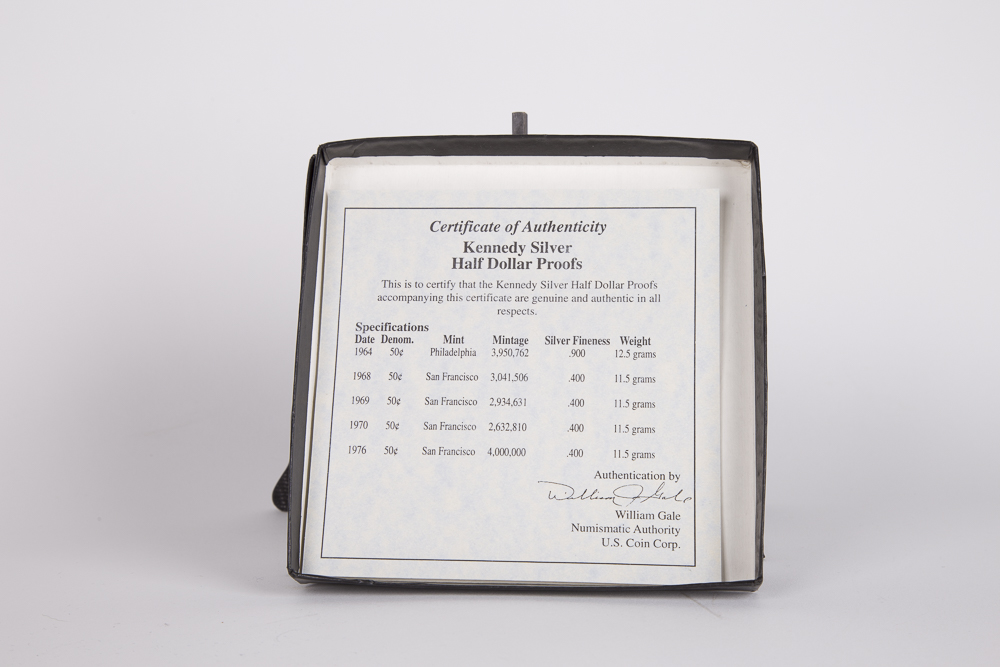 Group of Kennedy Silver Half-Dollar Proofs