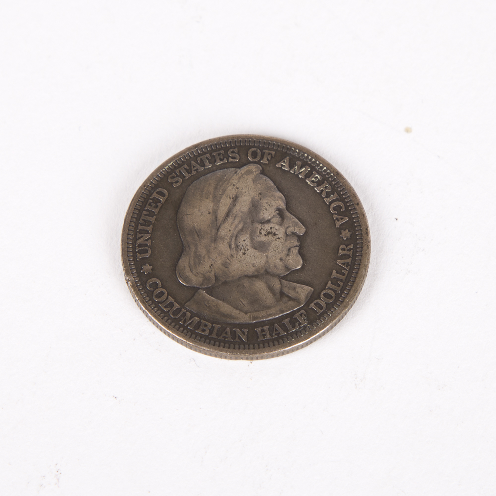 Four Columbian Exposition Silver Half-Dollars