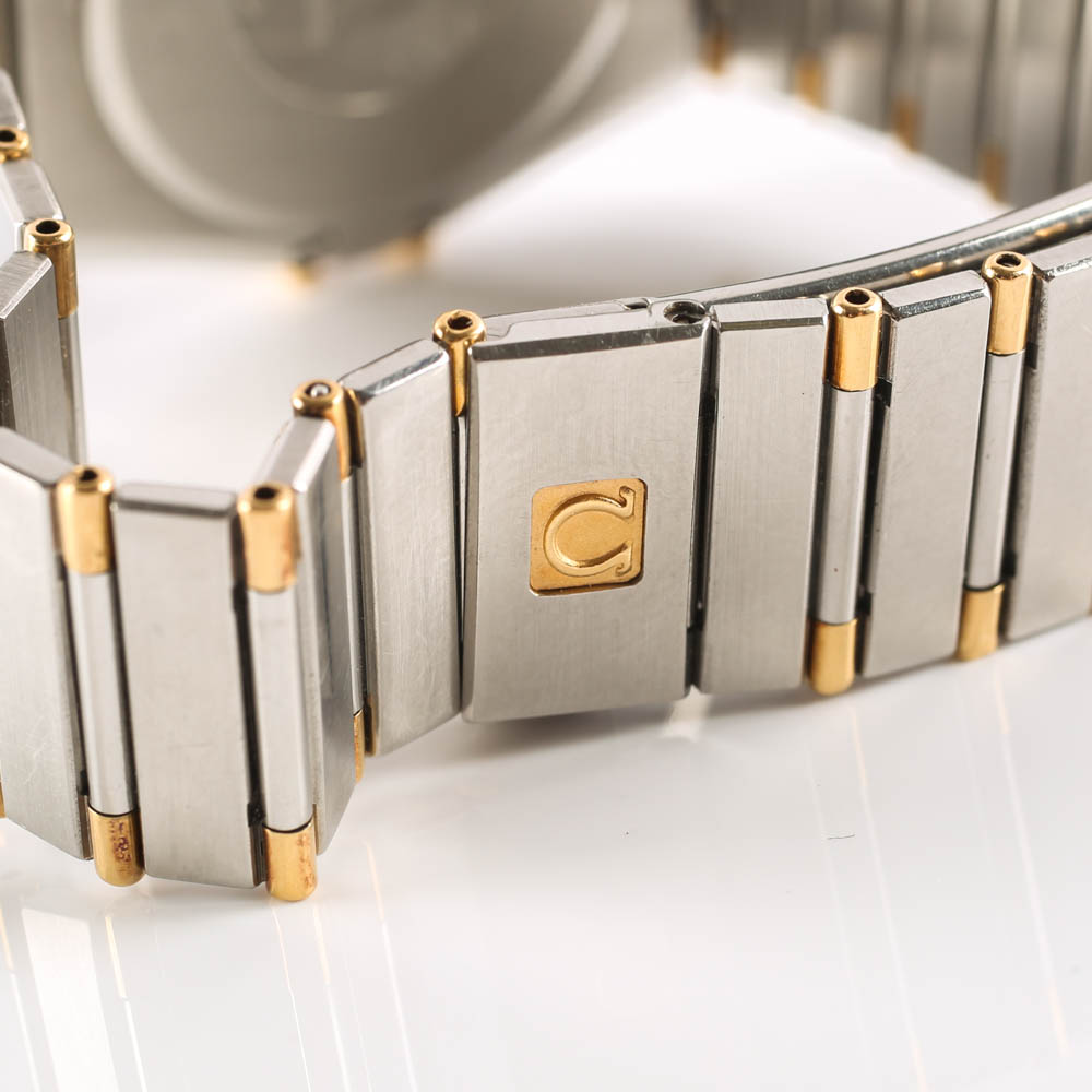 18K Stainless Steel Diamond Omega Constellation Men's Watch