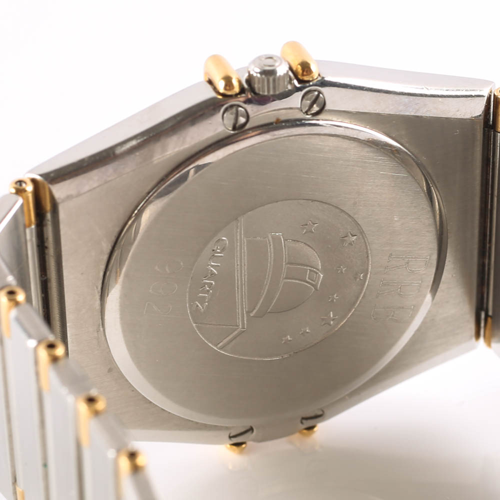 18K Stainless Steel Diamond Omega Constellation Men's Watch