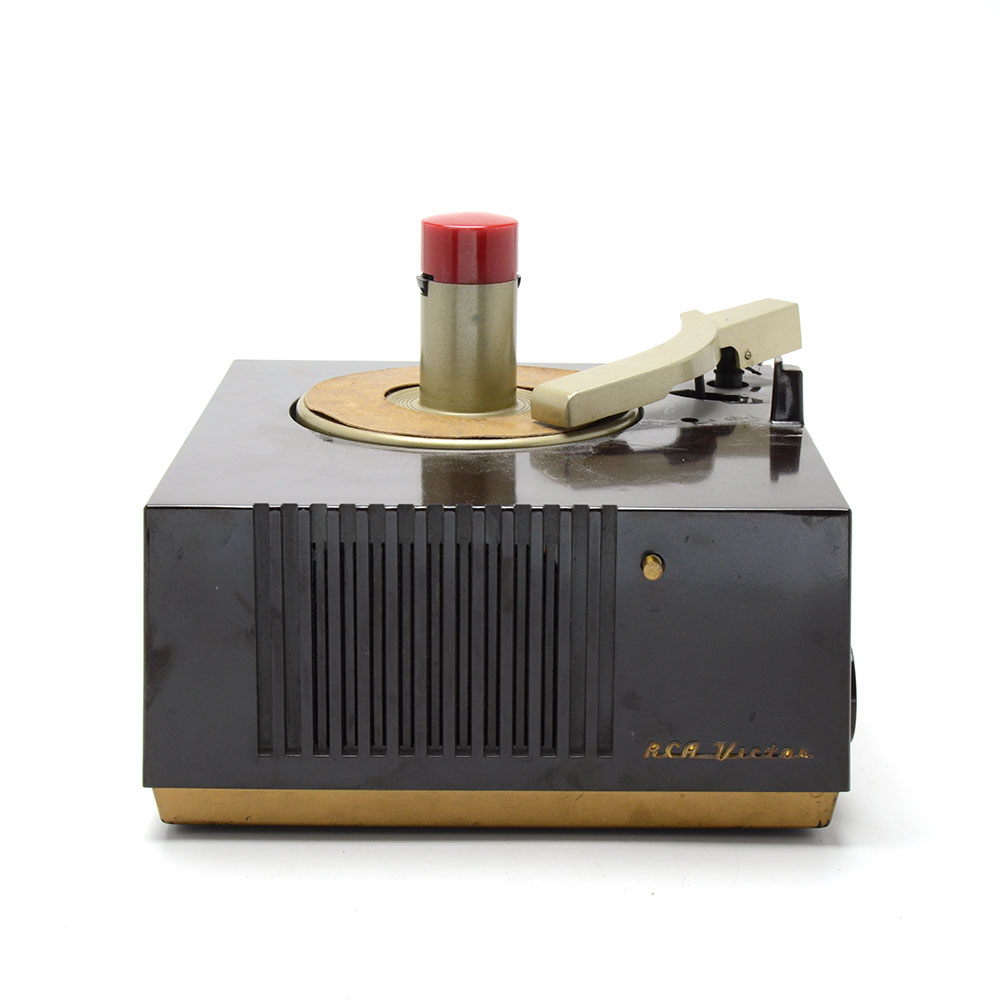 Vintage RCA Victor Tube Radio and 45 RPM Record Player