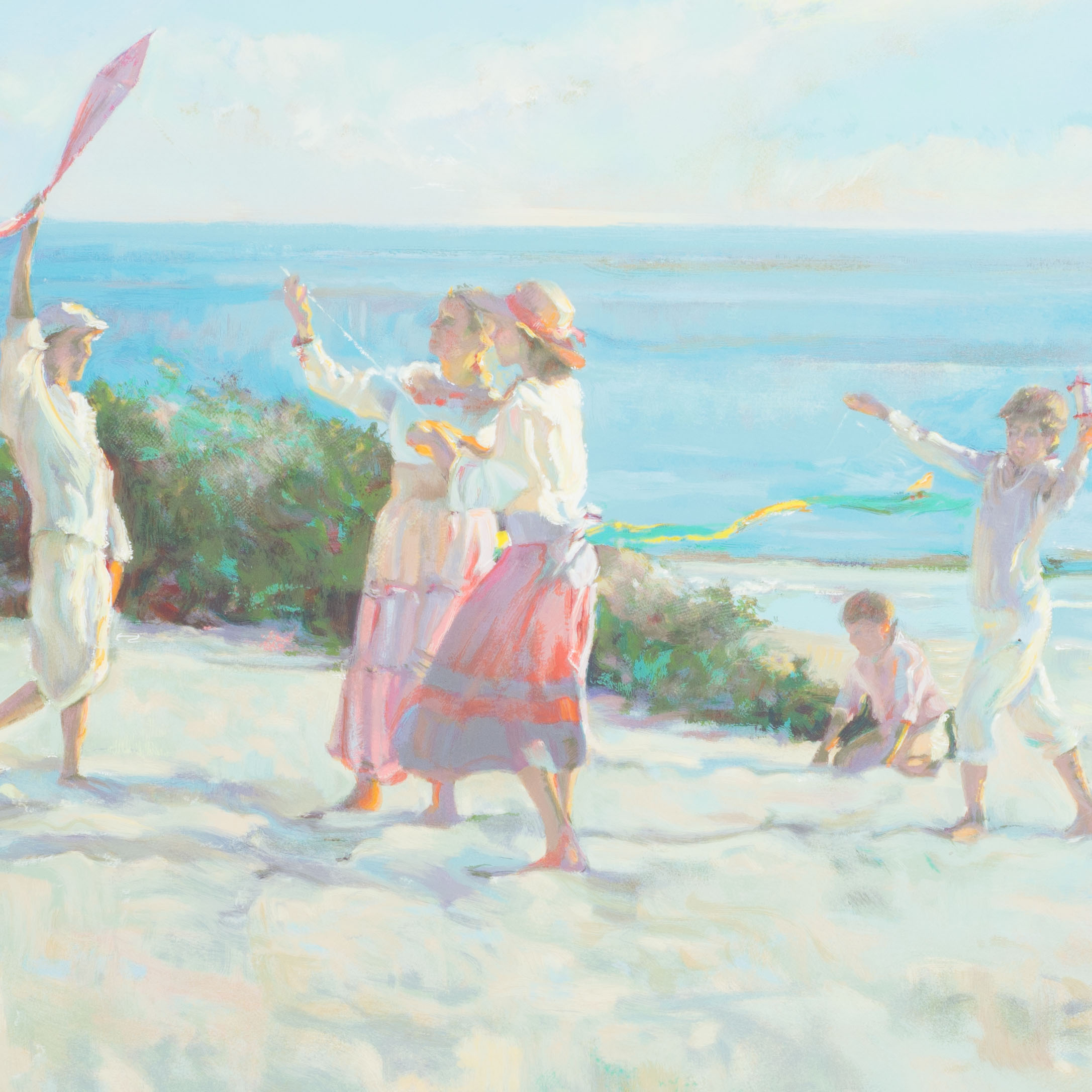 Don Hatfield Limited Edition Serigraph "Into the Wind"